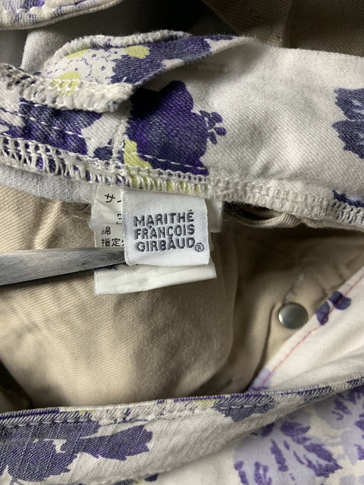 Marithe + Francois Girbaud 2000s Le Casual De Marithe Francois Girbaud Floral Pants Size 30" / US 8 / IT 44 - 9 Thumbnail