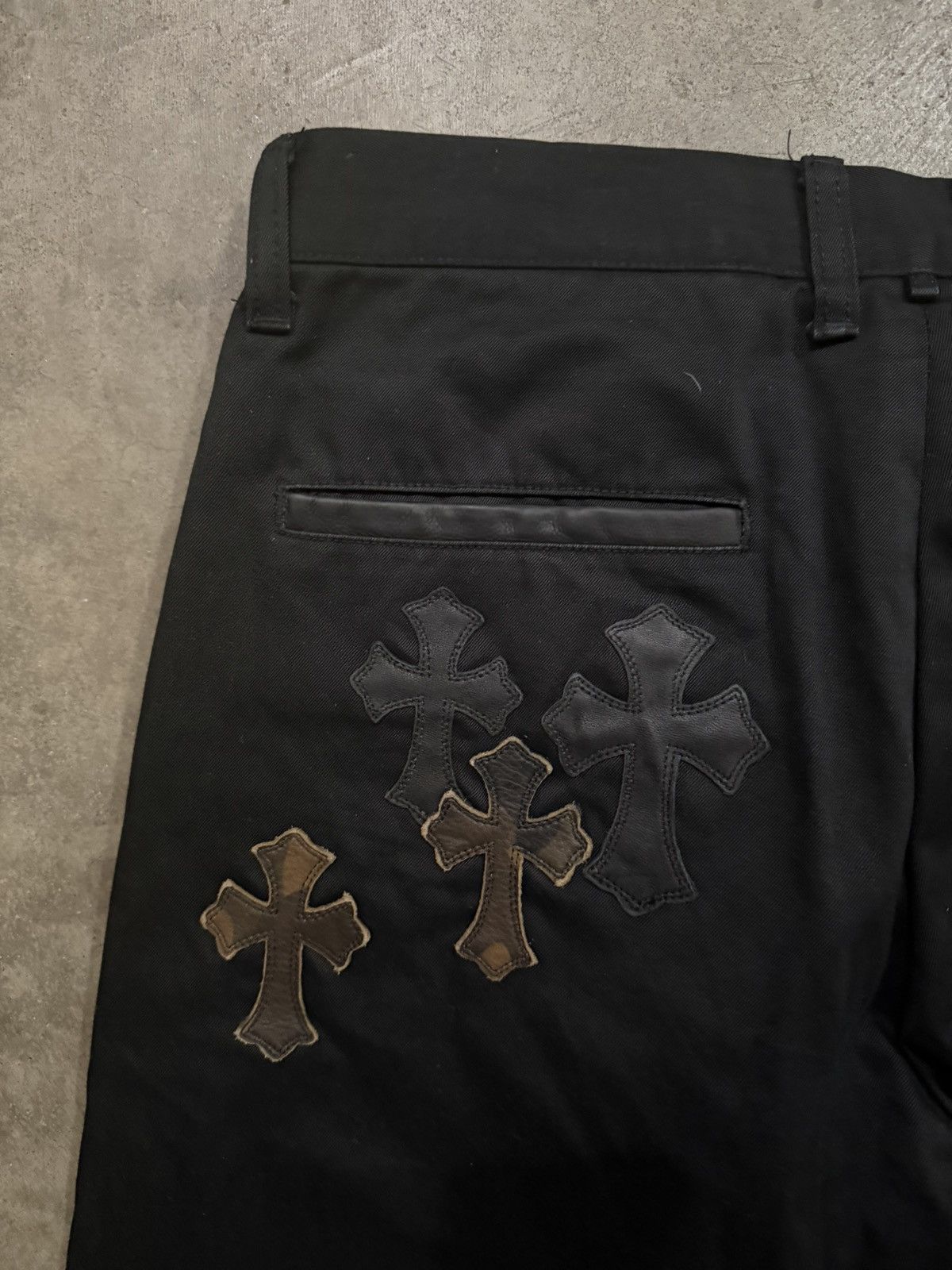 Chrome Hearts Chrome Hearts Cross Patch Chinos Size US 33 - 14 Thumbnail