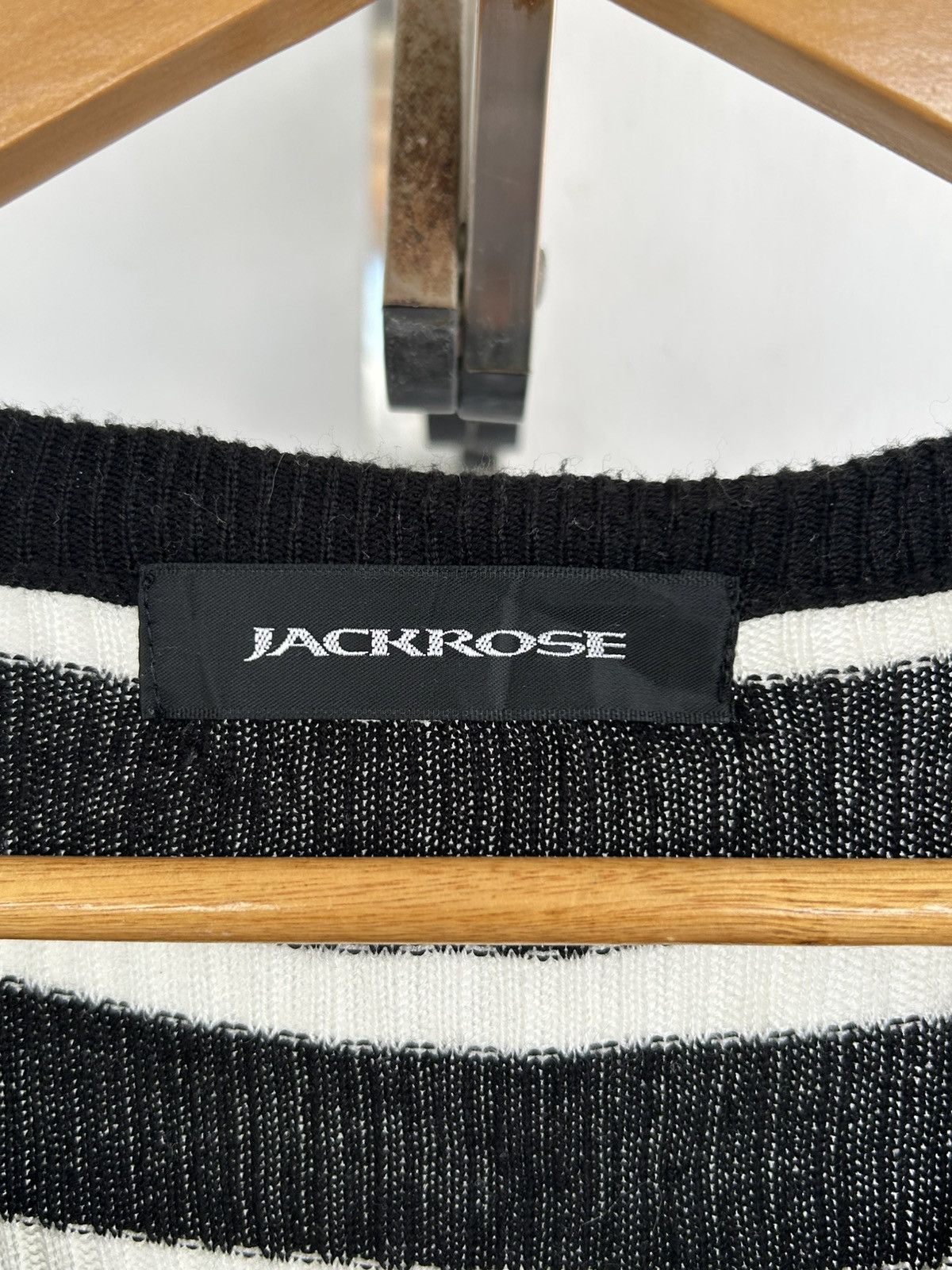 JACKROSE Jackrose Black White Stripes Punk Japan Vintage Size US S / EU 44-46 / 1 - 4 Thumbnail