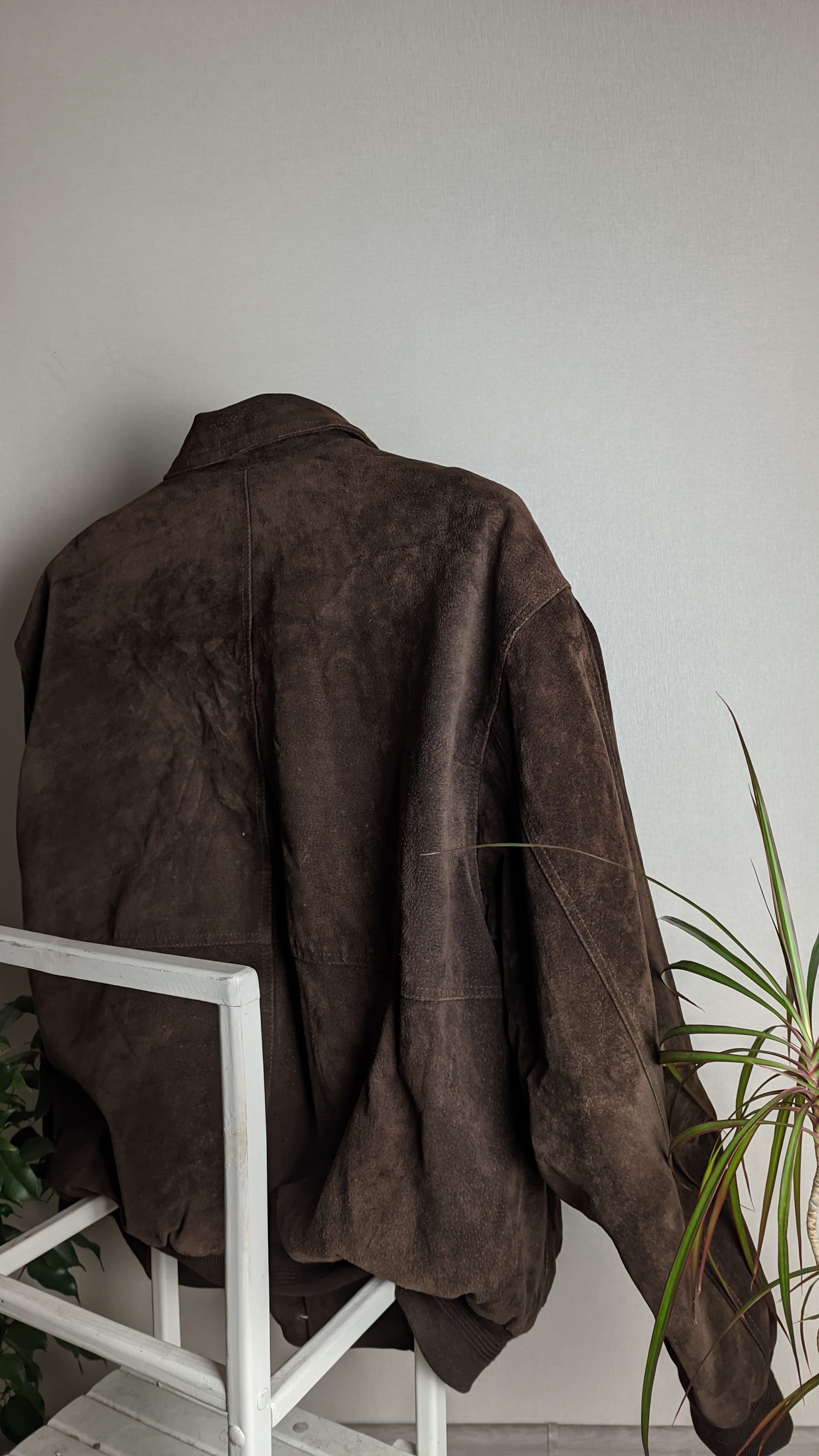 Genuine Leather Y2K brown leather bomber jacket grandpa core ysl gucci Size US L / EU 52-54 / 3 - 5 Thumbnail