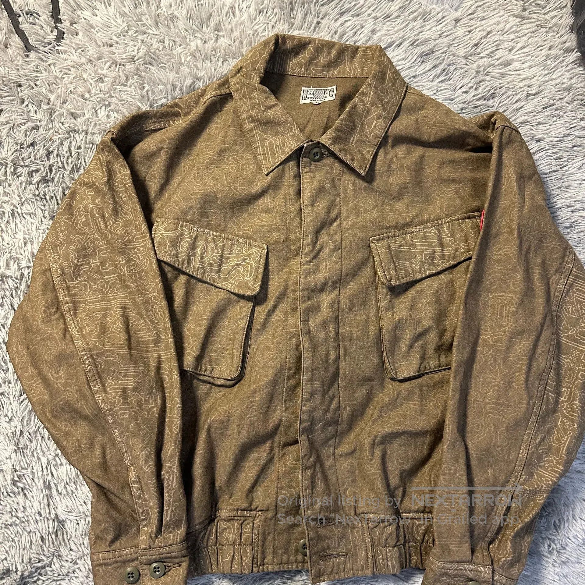 Cav Empt C.E/CAVEMPT Yellow Noise Jacket. Size US M / EU 48-50 / 2 - 1 Thumbnail