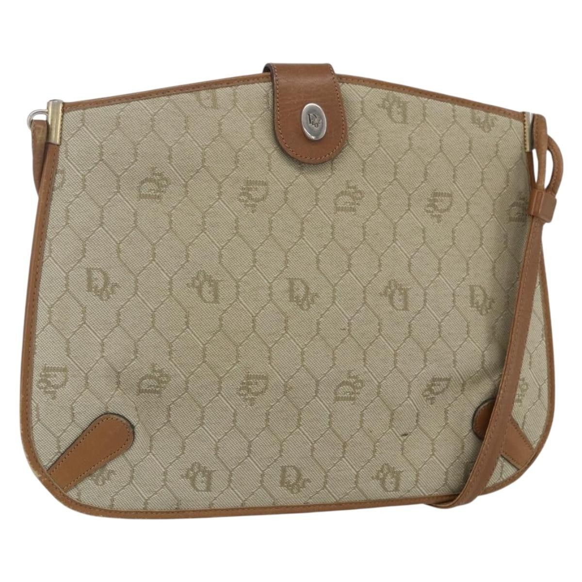 Dior Christian Dior Vintage Honeycomb Canvas and Leather Size ONE SIZE - 1 Thumbnail