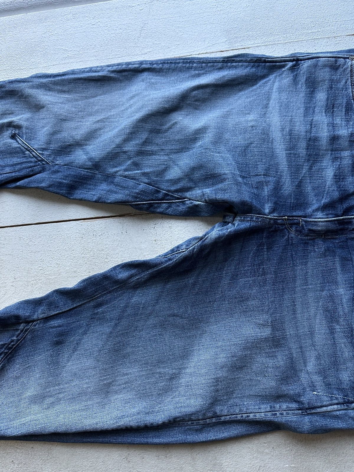 G-Star VNTG🚨96 G STAR RAW Jeans AVANT GARDE Washed Denim y2k 3301 Size 36" / US 14 / IT 50 - 4 Thumbnail
