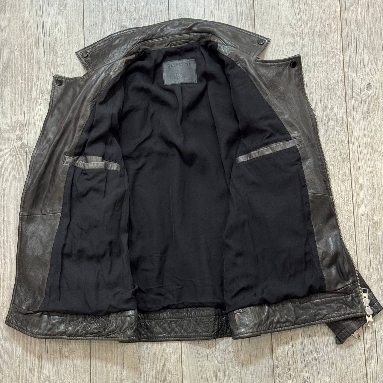 Allsaints ALLSAINTS CONROY Leather Biker Jacket Size US S / EU 44-46 / 1 - 5 Thumbnail