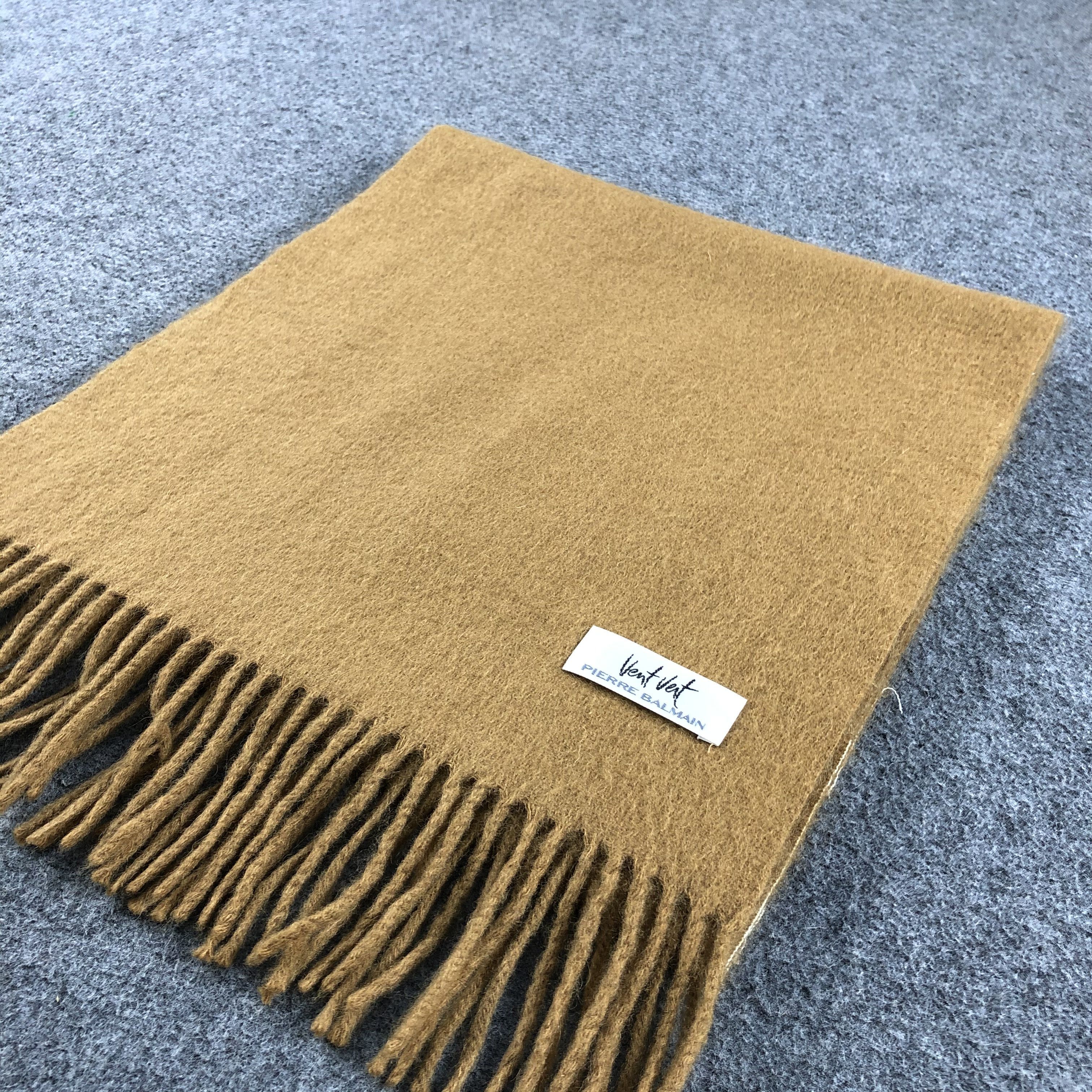 Pierre Balmain Vent Vert by Pierre Balmain Wool Scarf Muffler V689 Size ONE SIZE - 3 Thumbnail