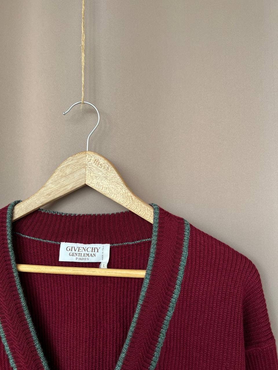 Givenchy Givenchy Gentleman Paris Wool Knit Cardigan Mens Size L Size US L / EU 52-54 / 3 - 6 Thumbnail