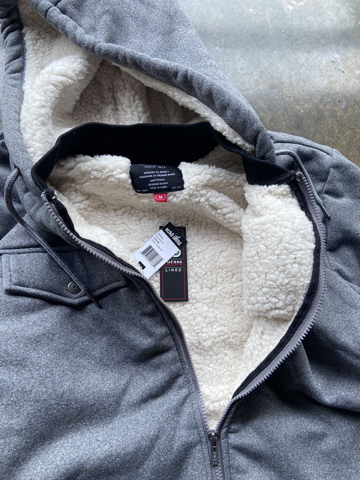 Ecko Unltd. Crazy Vintage NWT Ecko Untld Sherpa Lined Hoodie Size US M / EU 48-50 / 2 - 6 Thumbnail