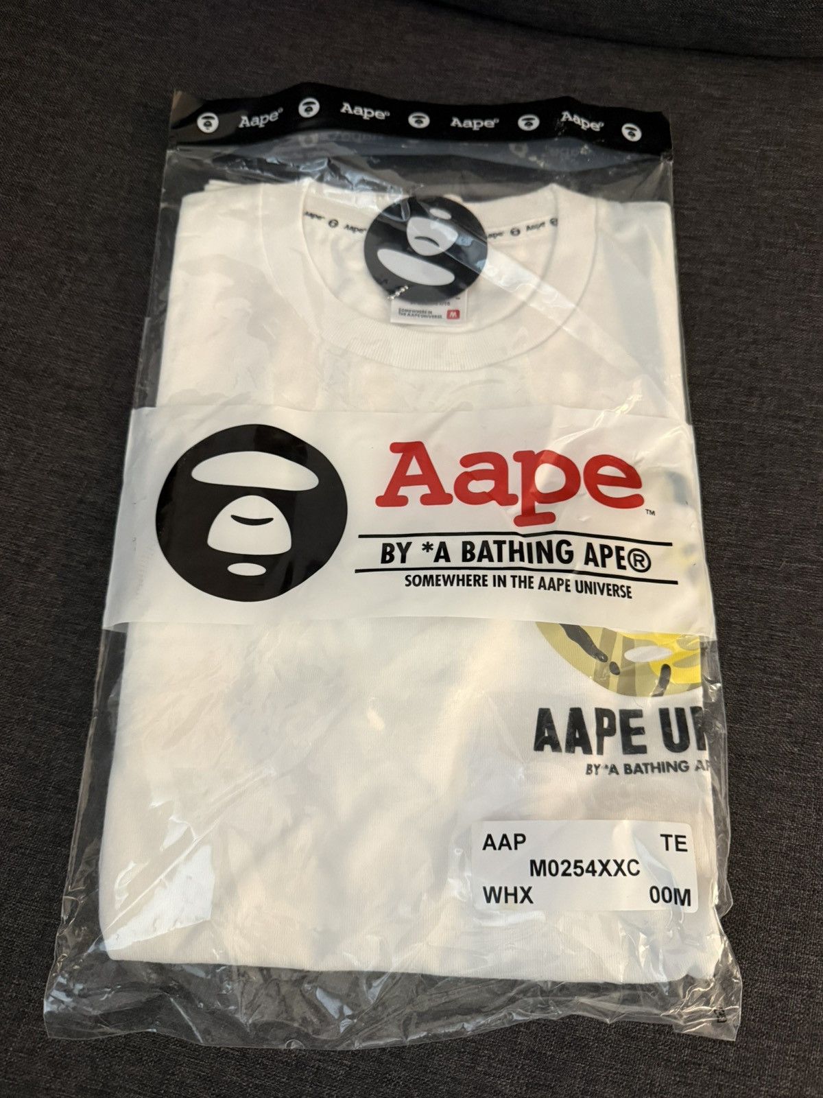 Aape AAPE Yellow Camo Logo Tee White Size US M / EU 48-50 / 2 - 1 Thumbnail