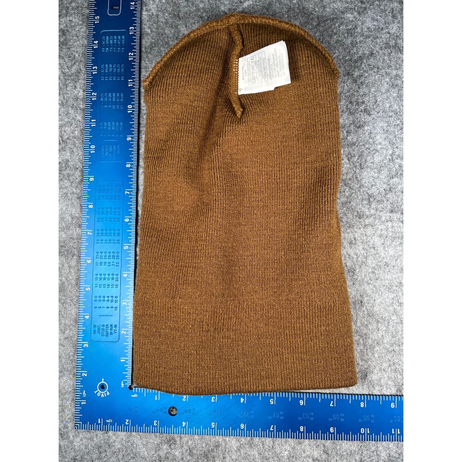 Carhartt Carhartt Beanie Hat One Size Adult Brown Knit 100% Acrylic USA Workwear Winter Summer Spring Fall Mens Size ONE SIZE - 6 Thumbnail
