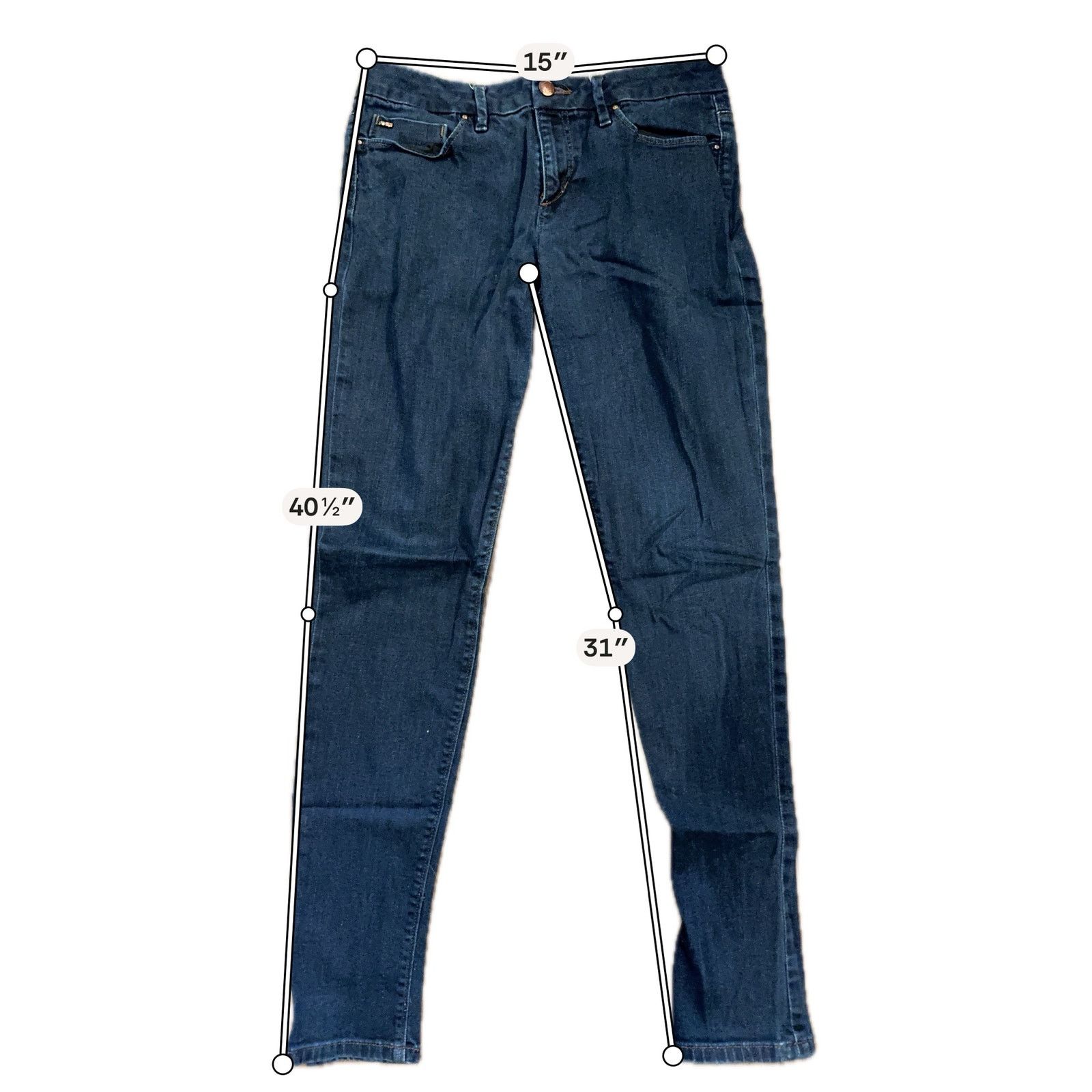 Joe's Joe's Jeans Honey Skinny Dark Wash Jeans W30 Size 30" / US 8 / IT 44 - 13 Thumbnail