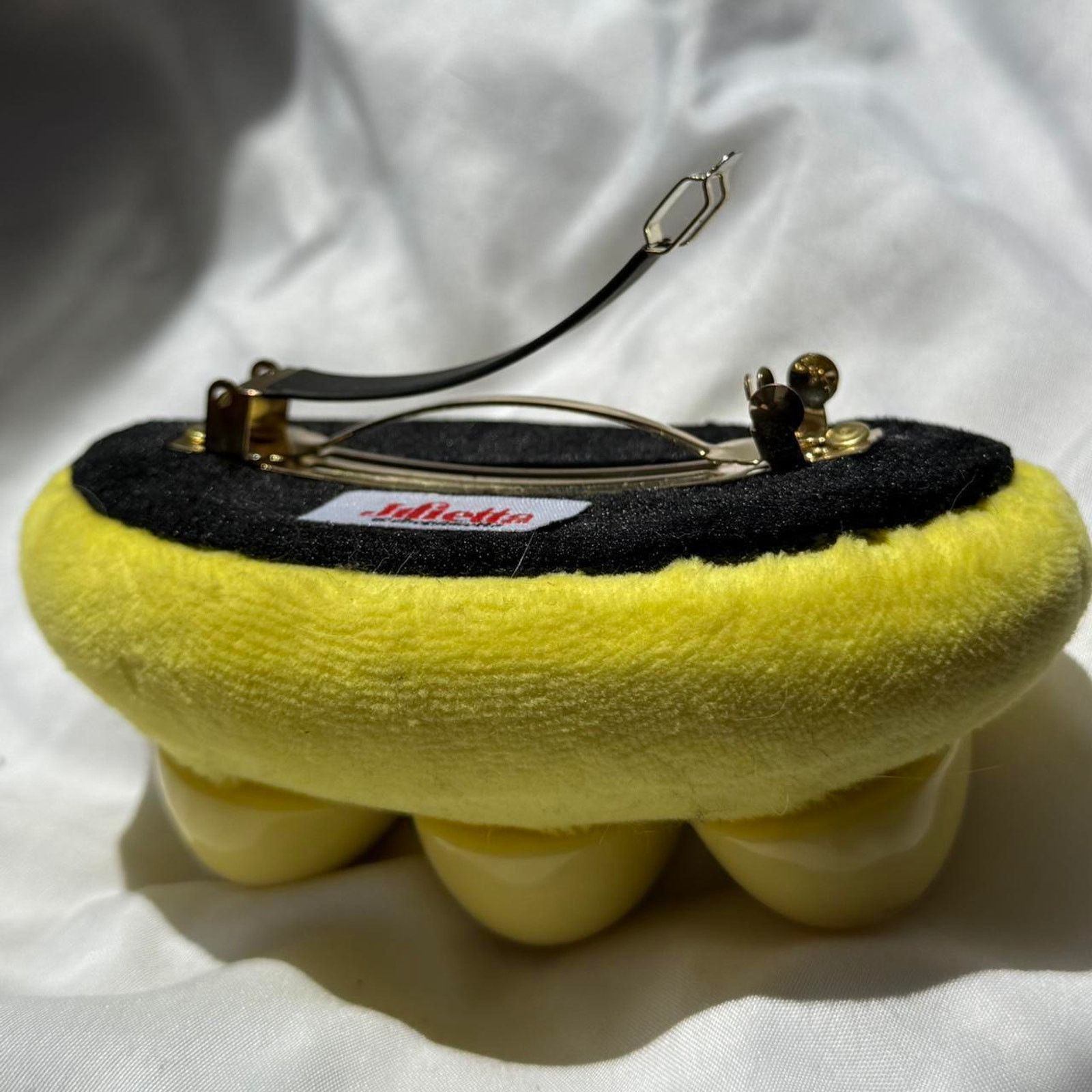 Handmade Yellow Dome Barrette 🍋 by Julietta Size ONE SIZE - 2 Thumbnail
