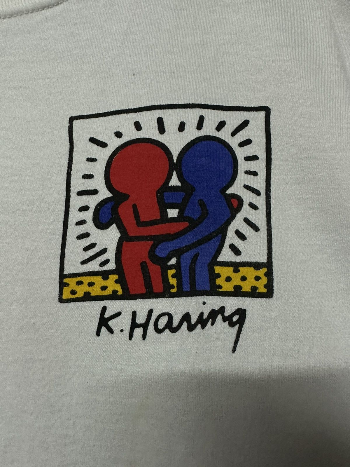 Andy Warhol × Keith Haring × Vintage Vintage 90s Keith Haring Popart Boxy Tee Size US L / EU 52-54 / 3 - 4 Thumbnail