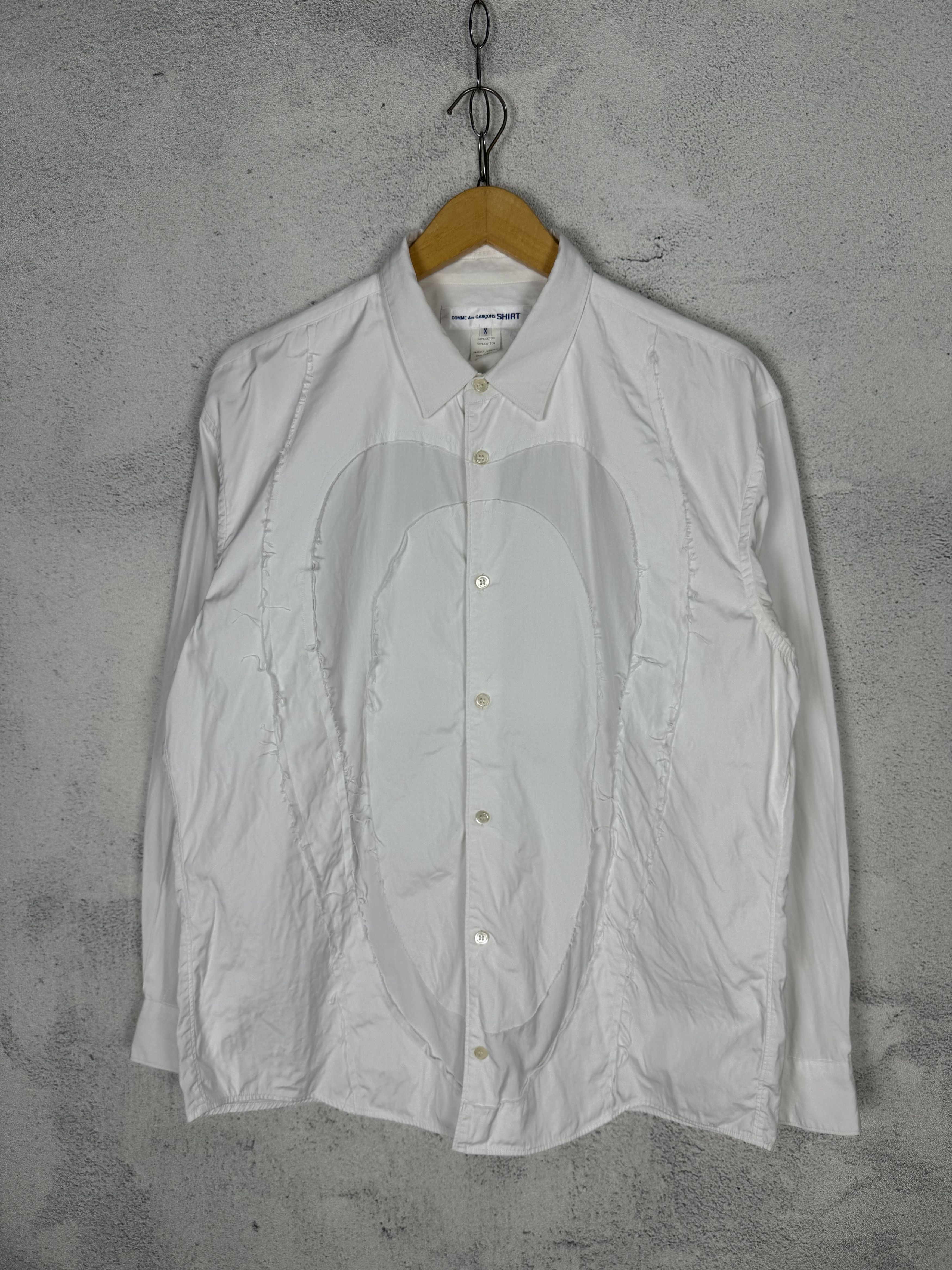 Comme des Garcons Comme Des Garcons Deconstructed Stitch Button Up Shirt Size US L / EU 52-54 / 3 - 5 Thumbnail