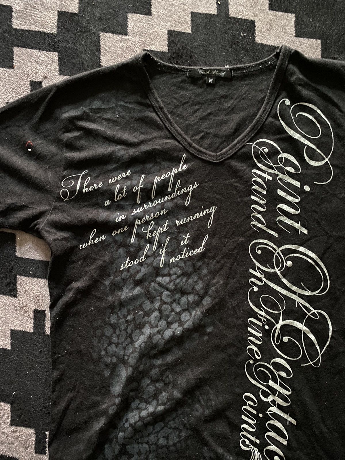 KMRii × Le Grande Bleu (L.G.B.) × Yasuyuki Ishii Slash Ahead poem t-shirts Size US M / EU 48-50 / 2 - 3 Thumbnail