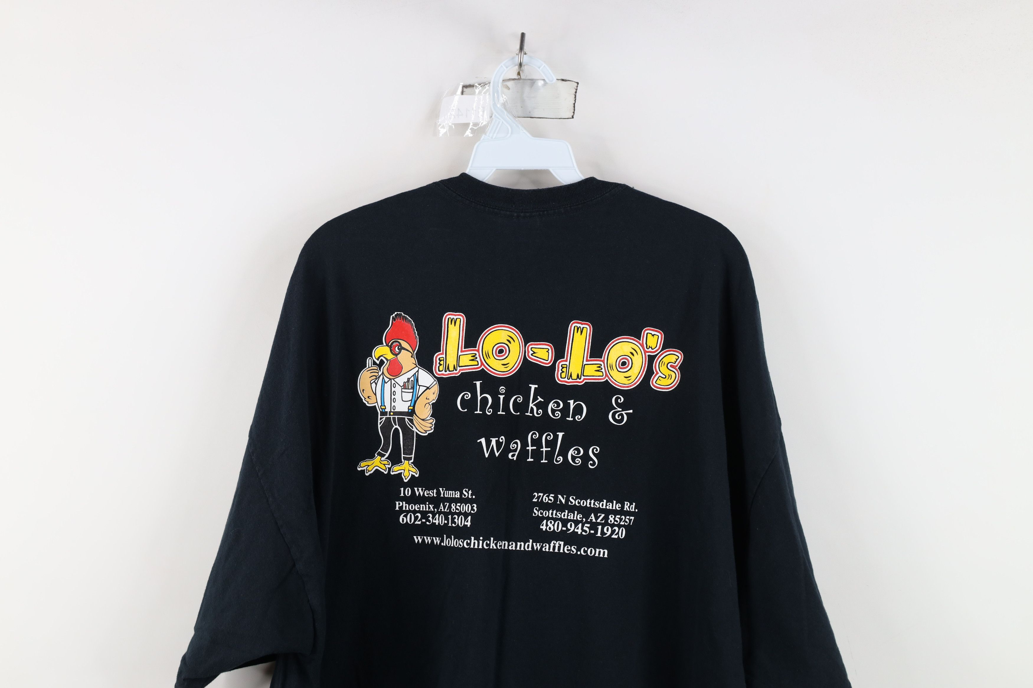 Vintage Vintage Streetwear and Waffles Restaurant Rap T-Shirt Size US XXL / EU 58 / 5 - 13 Thumbnail
