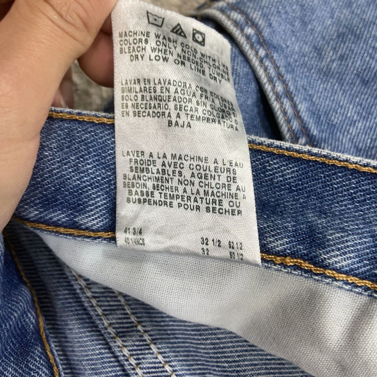 Wrangler Wrangler 2X Five Star Jeans Mens 40x32 Blue Denim Regular Size US 40 / EU 56 - 9 Thumbnail