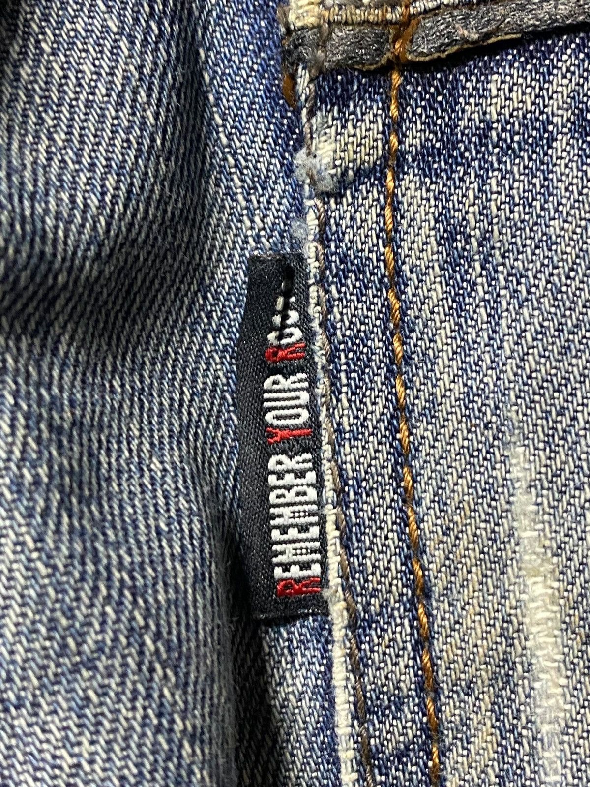 Gotcha Vintage Gotcha Remember your Roots Embroidered Baggy Jeans Size US 35 - 16 Thumbnail
