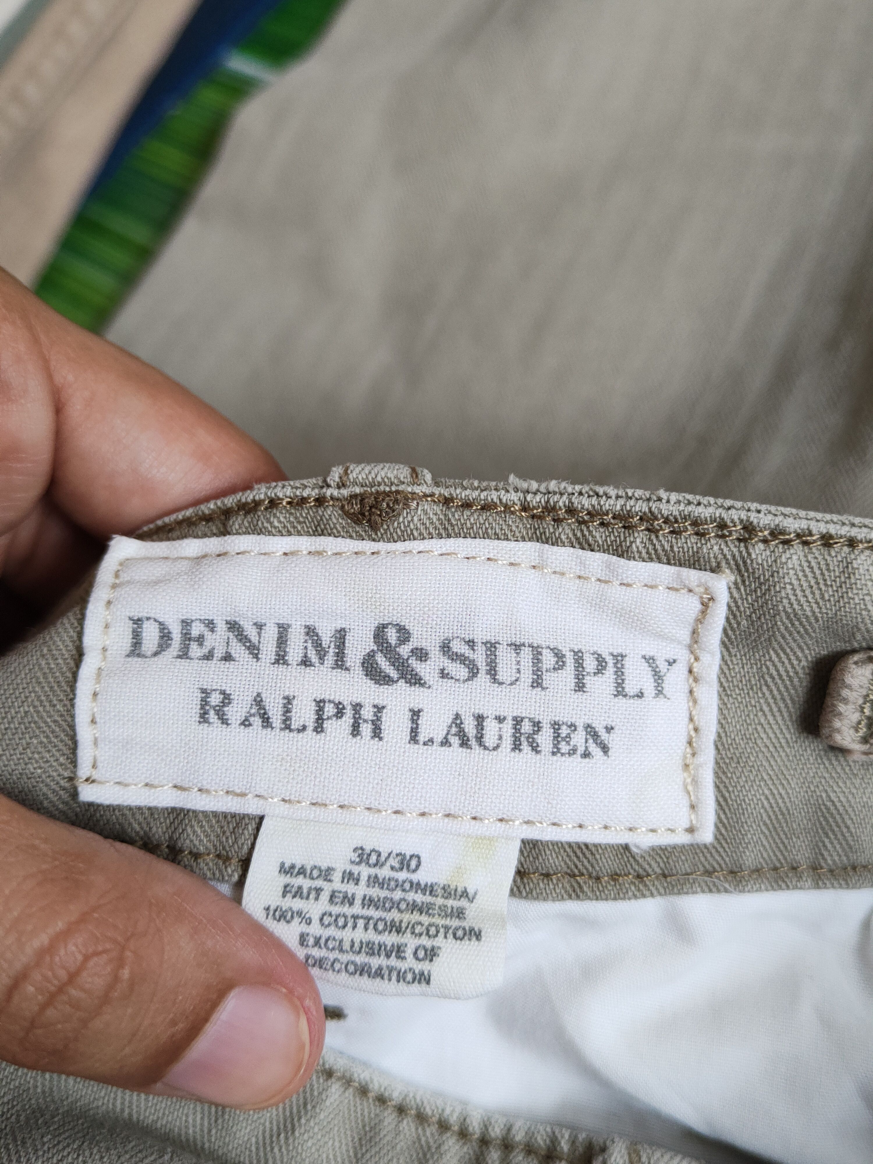 Polo Ralph Lauren Ralph Lauren Beige Multipocket Tactical Denim #S1471 Size US 30 / EU 46 - 15 Thumbnail