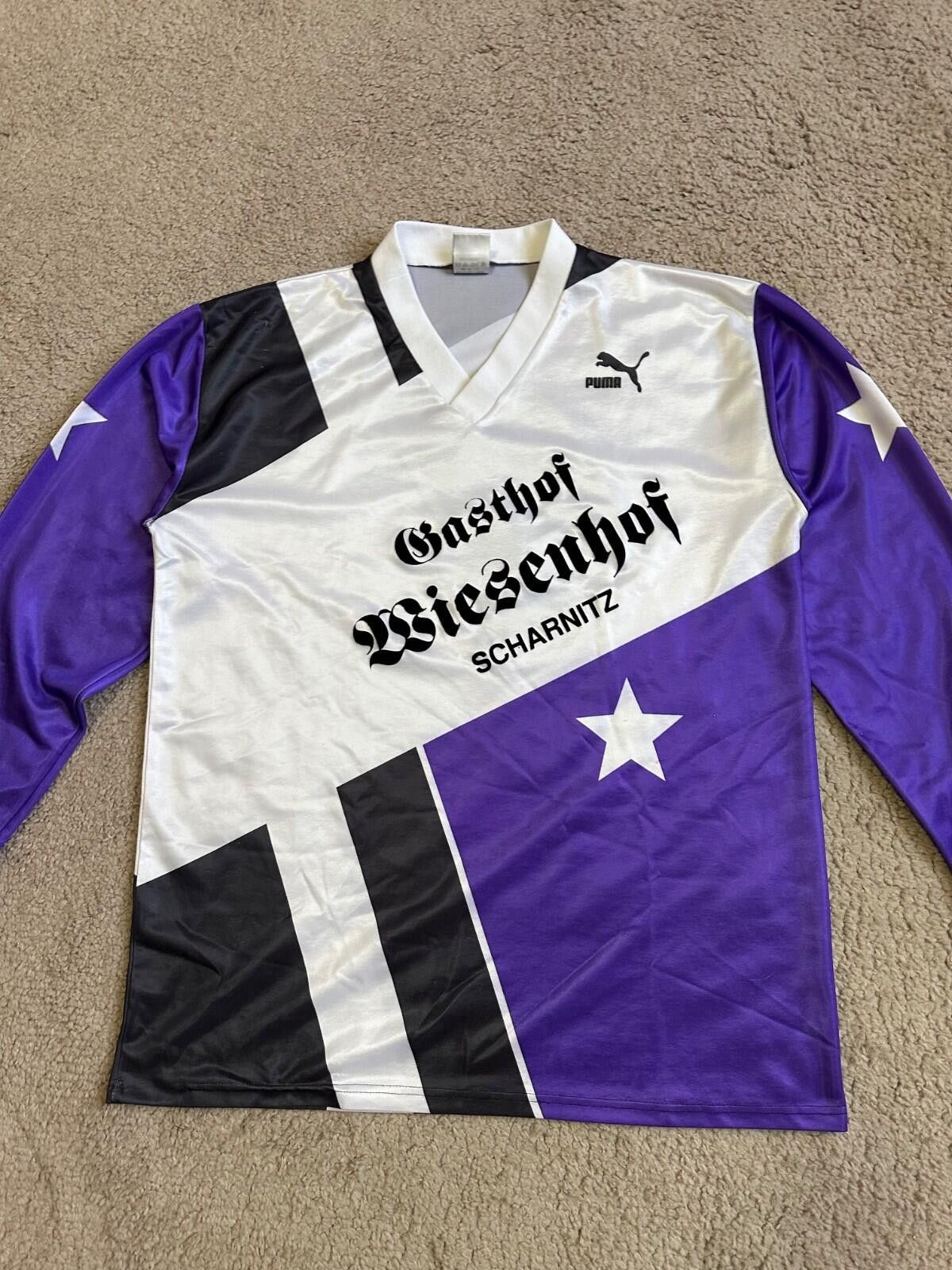 Puma 1990s PUMA TEMPLATE FOOTBAL SHIRT SOCCER JERSEY sz XL MEN #4 Size US XL / EU 56 / 4 - 3 Thumbnail