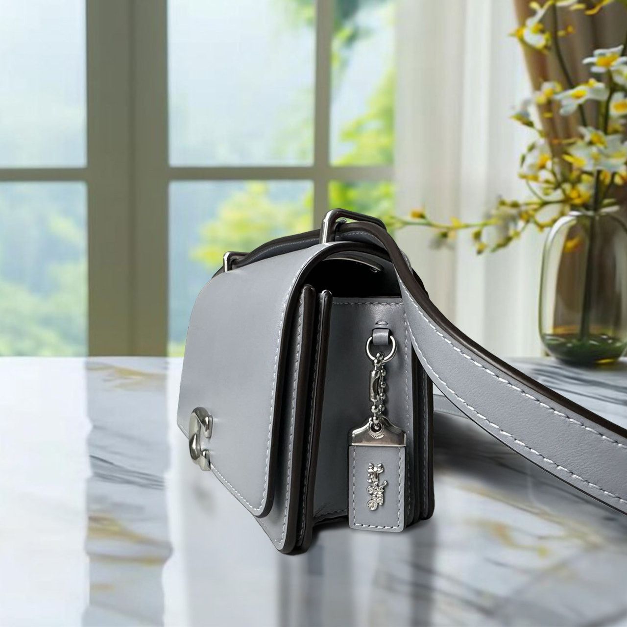 Coach Coach Bandit Monochrome Black: Crossbody Bag CD724 Size ONE SIZE - 4 Thumbnail