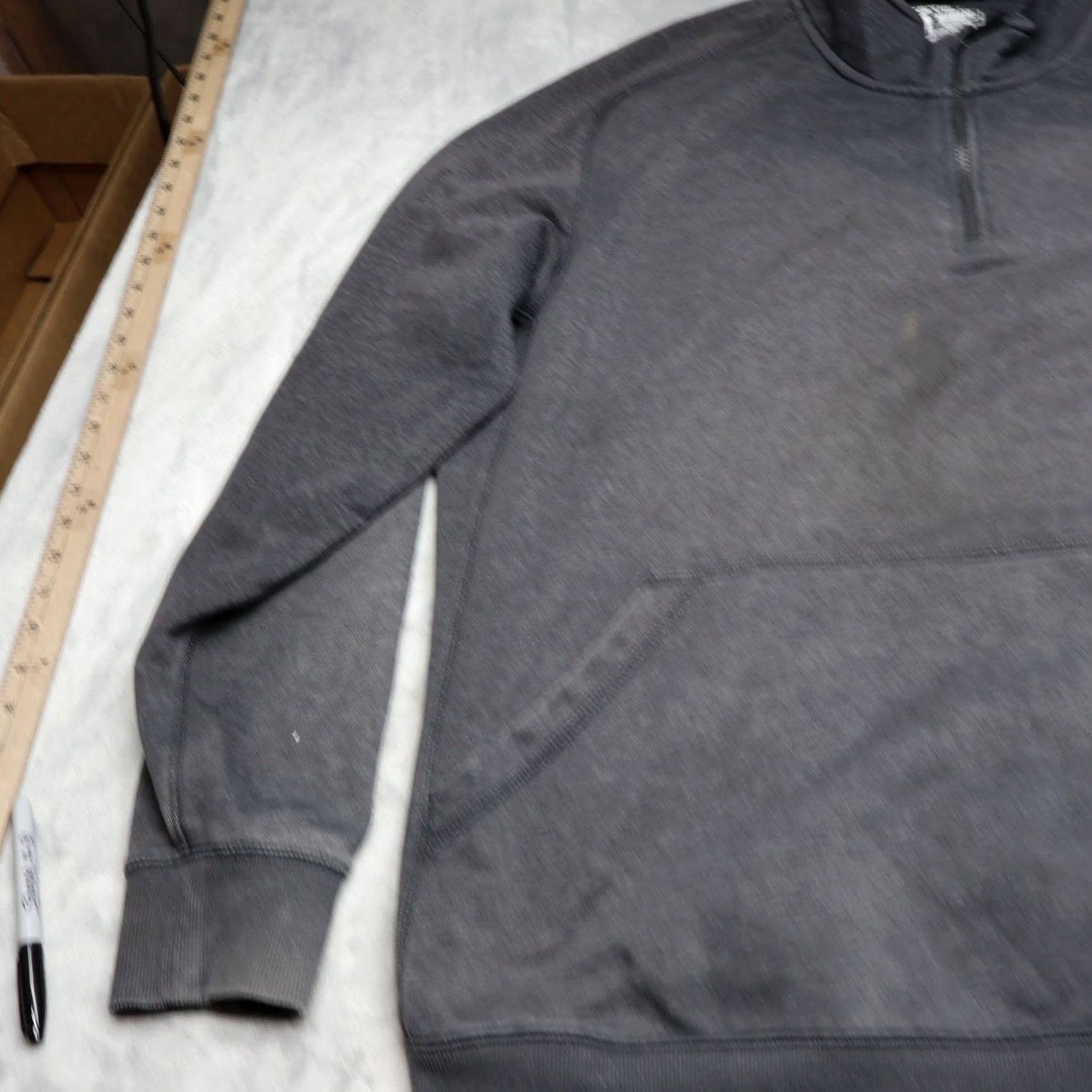 Carhartt Carhartt Force Sweatshirt Mens 3XL Tall Gray Relaxed 1/4 Zip Pullover Midweight Size US XXL / EU 58 / 5 - 2 Thumbnail