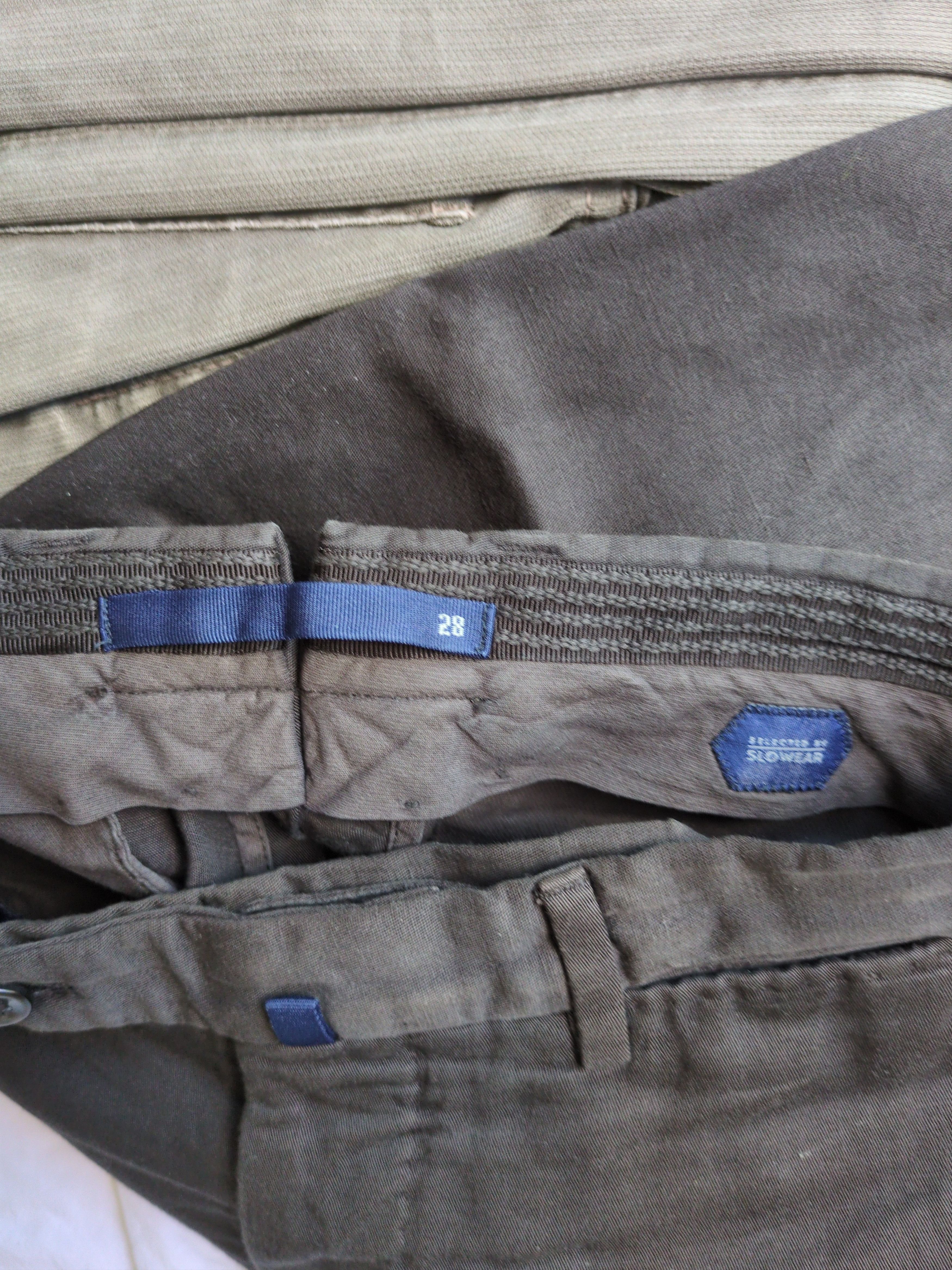Incotex Incotex “Chinolino” Linen–Cotton Trousers – Dark Brown Size US 28 / EU 44 - 6 Thumbnail