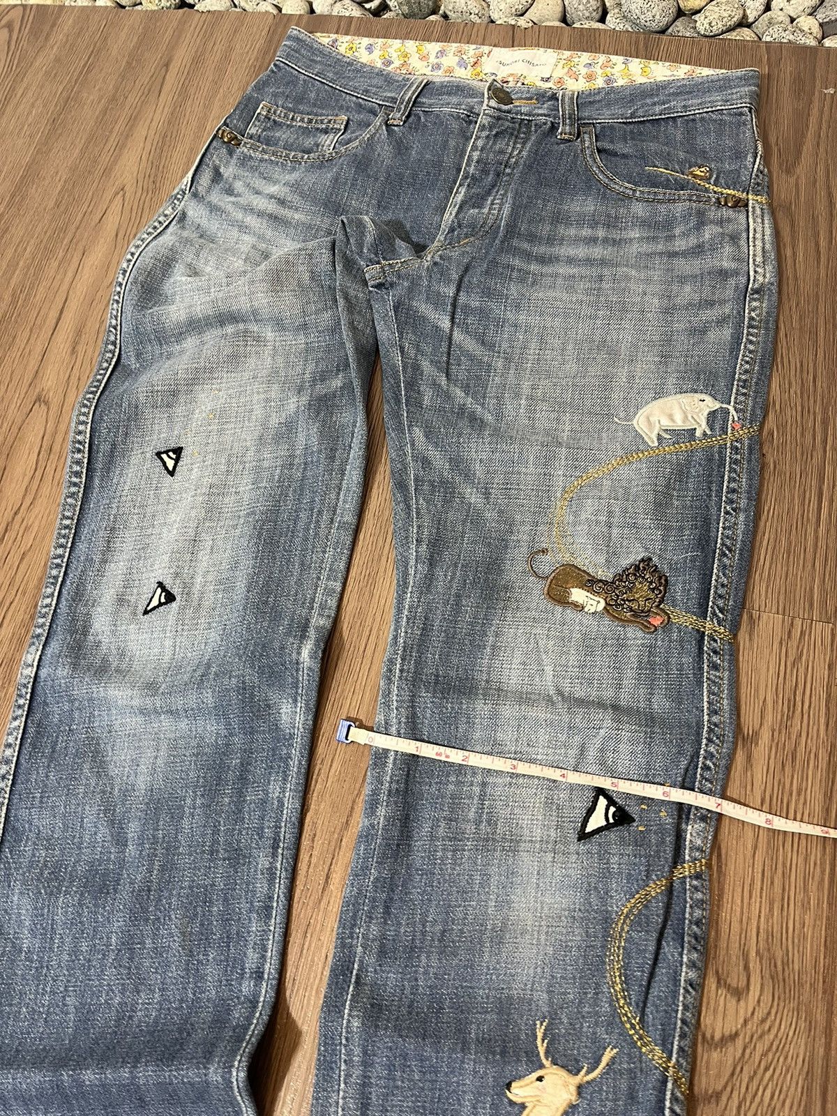 Issey Miyake × Tsumori Chisato Tsumori Chisato Animal Love Jeans Size US 29 - 18 Thumbnail