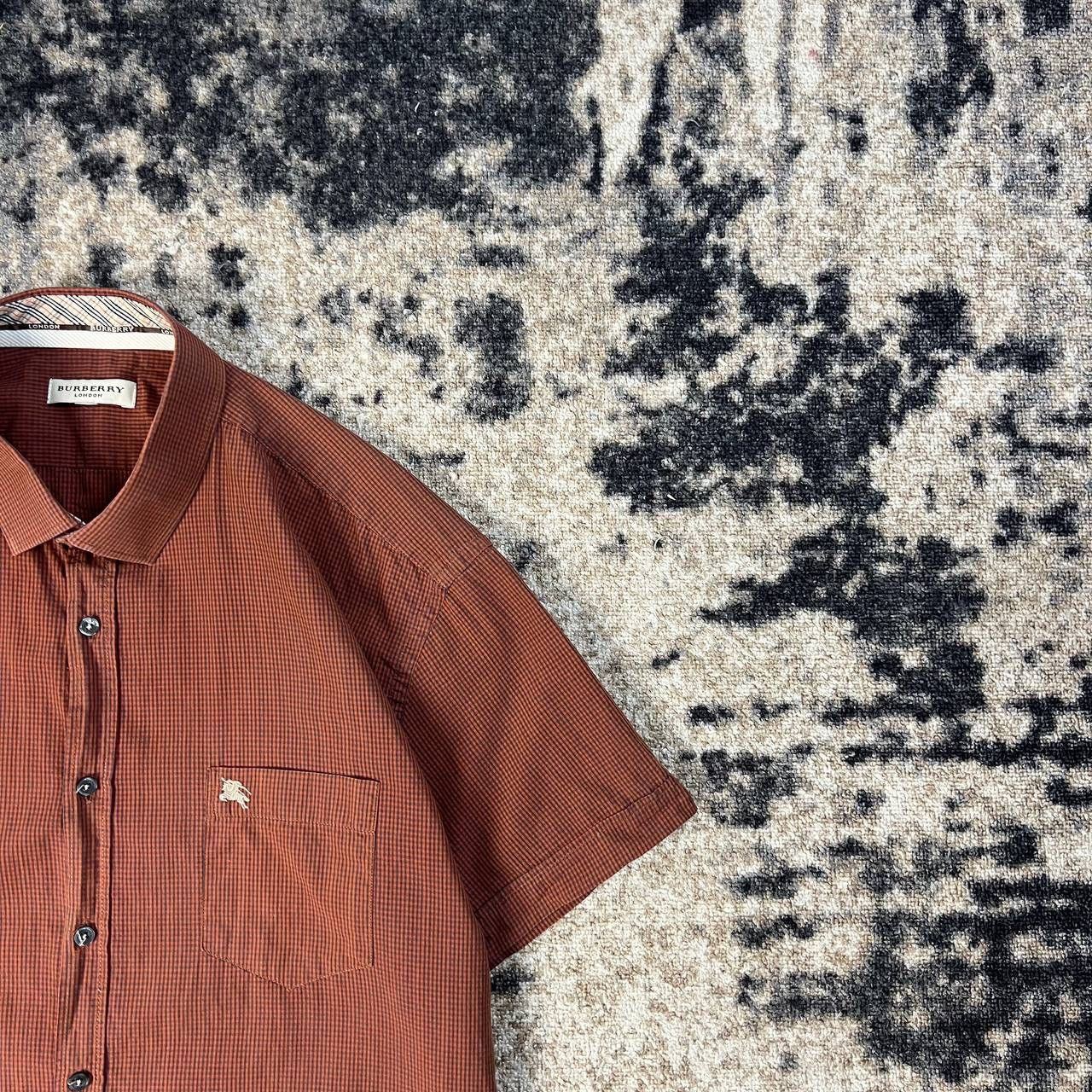 Burberry Burberry Mini Logo Luxury Checkered Button Up Shirt Size US XL / EU 56 / 4 - 2 Thumbnail