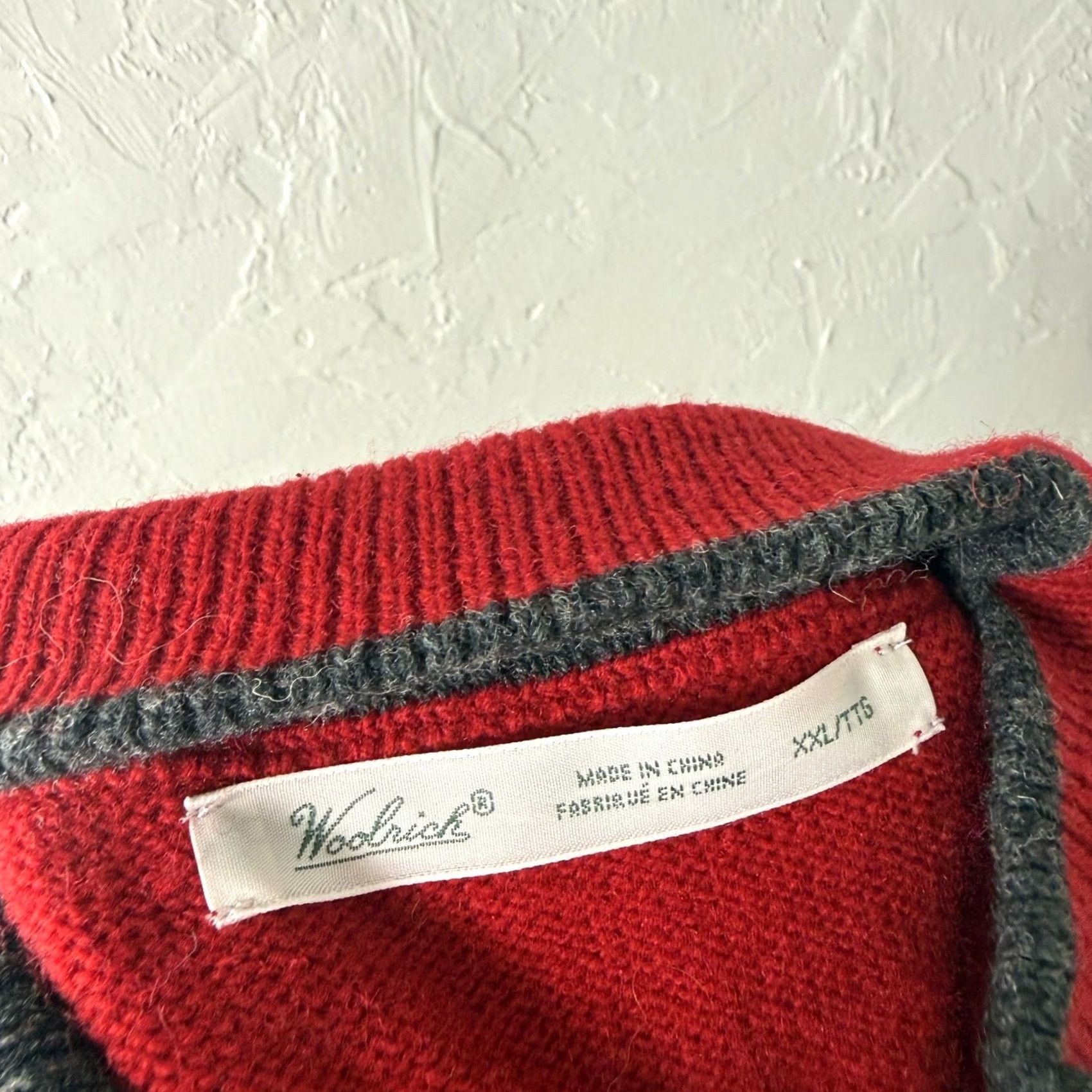Vintage Woolrich Women's Red Sweater Vest Cardigan Deer Zip Up Knit Wool WW2 2XL XXL Size XXL / US 16-18 / IT 52-54 - 5 Thumbnail