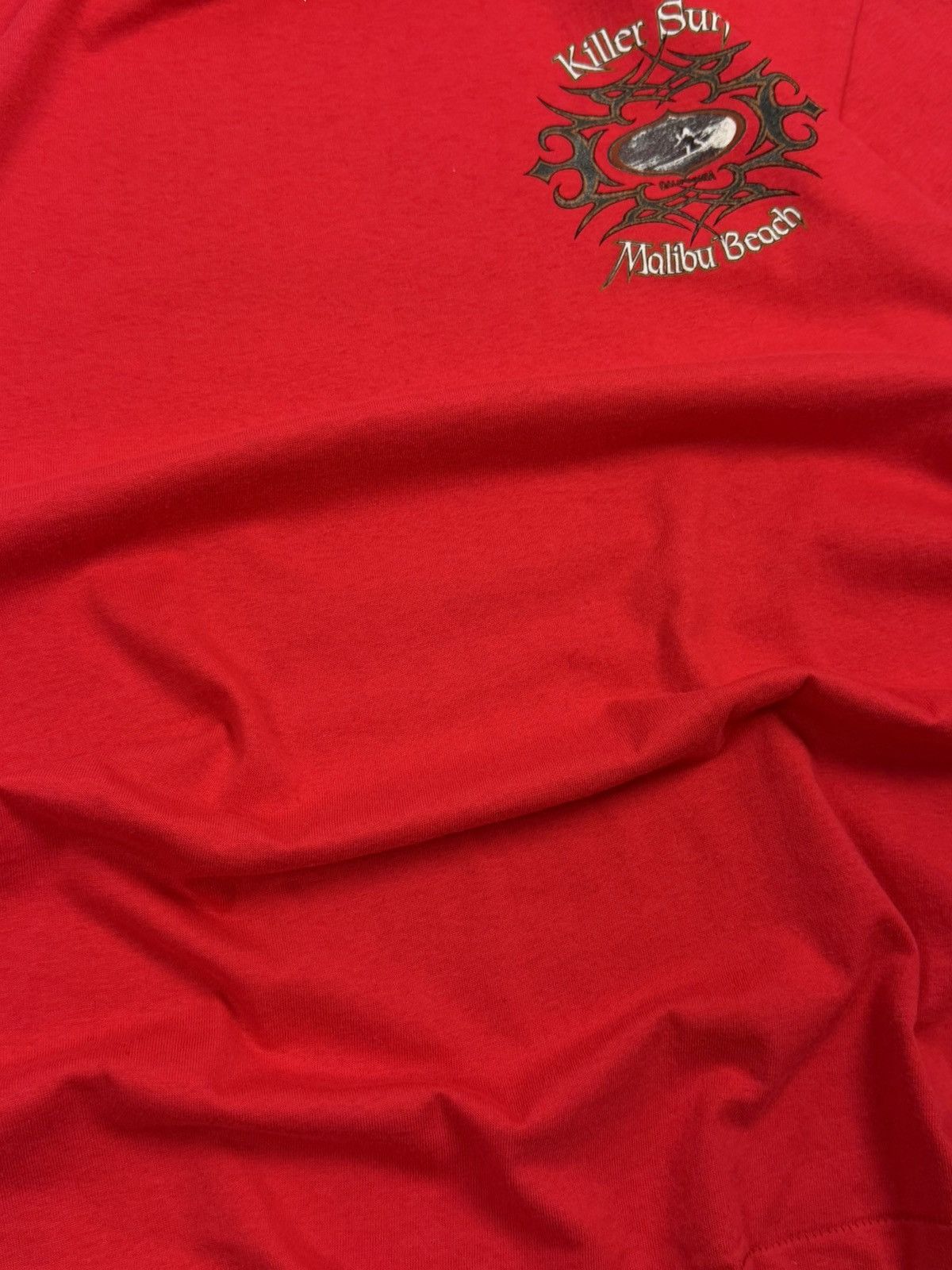 Riddell vintage Y2K Riddell Killer Surf Tee L Red Single Stitch 90s Size US L / EU 52-54 / 3 - 10 Thumbnail