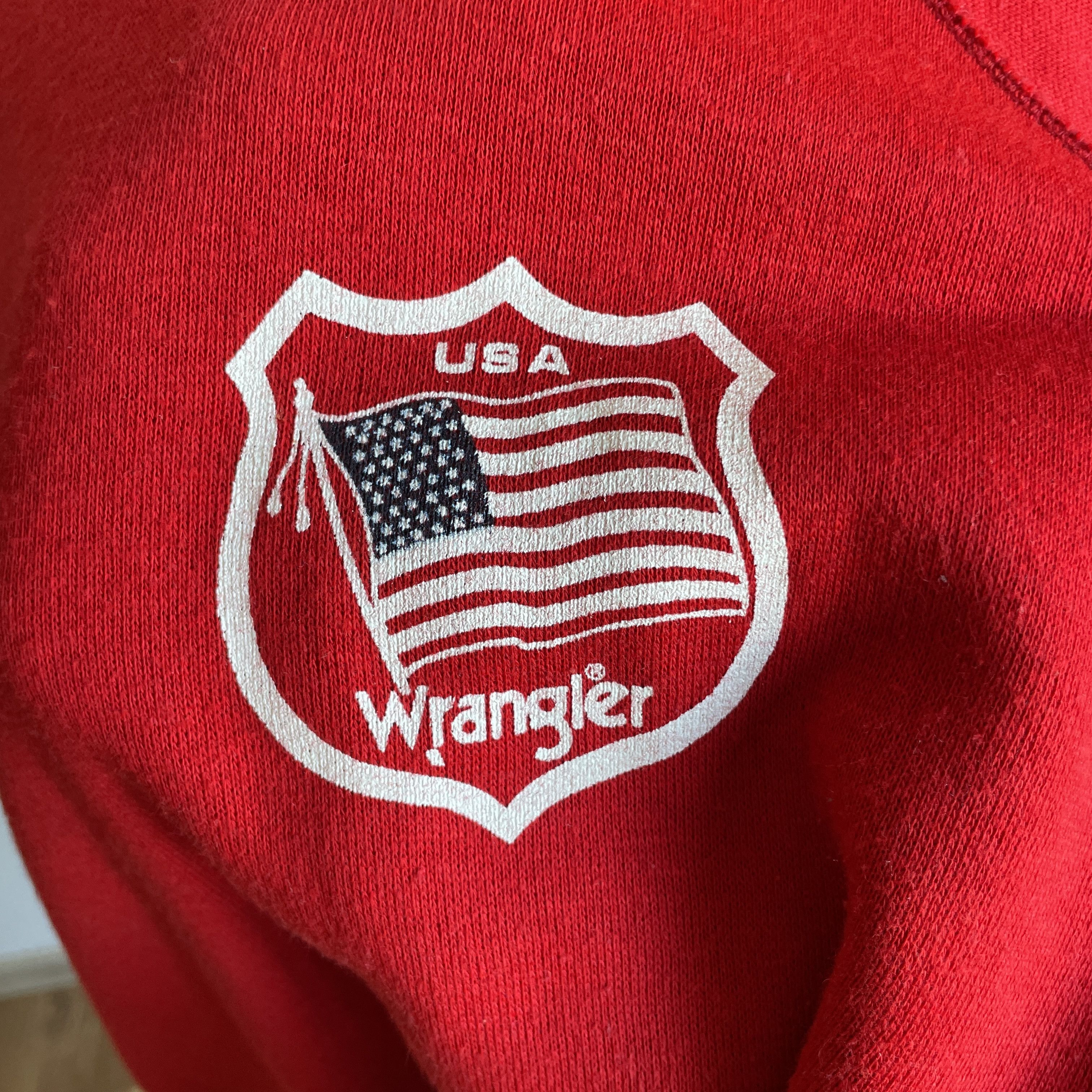 Wrangler Wrangler Vintage 80's Made in USA Sweatshirt Size L Size US L / EU 52-54 / 3 - 5 Thumbnail