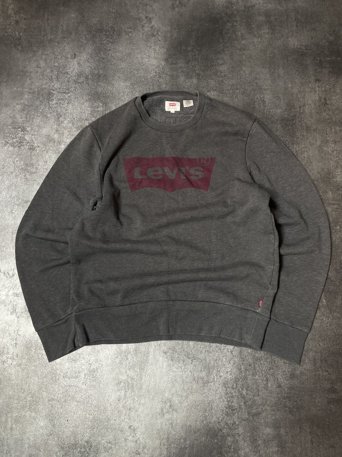 Levi's 🔥Offers🔥Levis Sweatshirt Big Logo Spellout Size US S / EU 44-46 / 1 - 1 Thumbnail