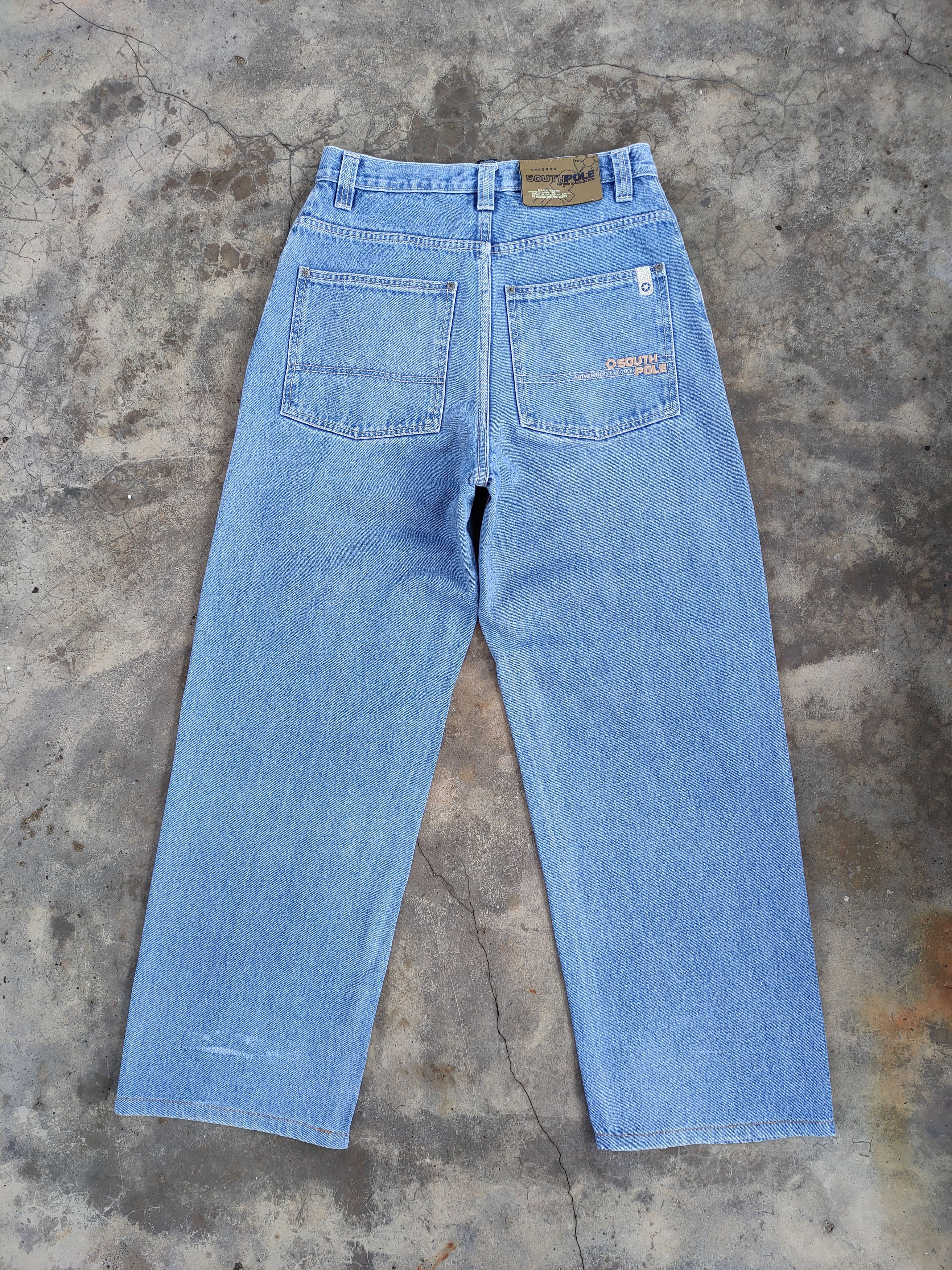 Southpole VINTAGE SOUTH POLE FADED DISTRESSED JEANS DENIM PANTS Size US 30 / EU 46 - 11 Thumbnail