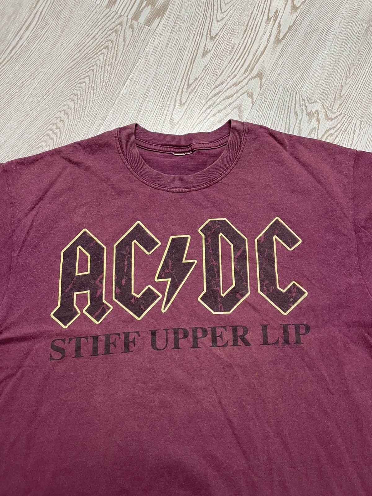 AC/DC × Vintage Vintage Ac/Dc stiff upper lip album tee Size US L / EU 52-54 / 3 - 4 Thumbnail