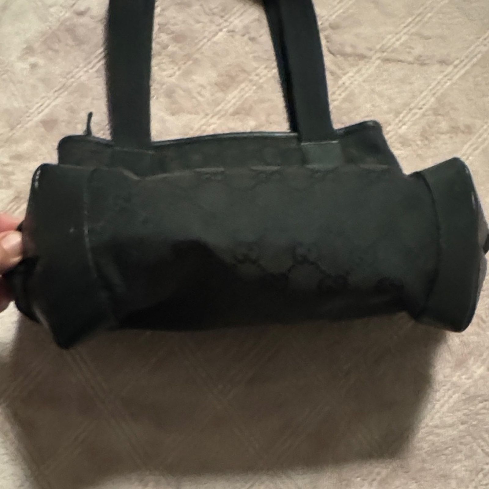 Gucci Vintage Gucci GG Canvas & Leather Shoulder Bag — Early 2000s Size ONE SIZE - 7 Thumbnail