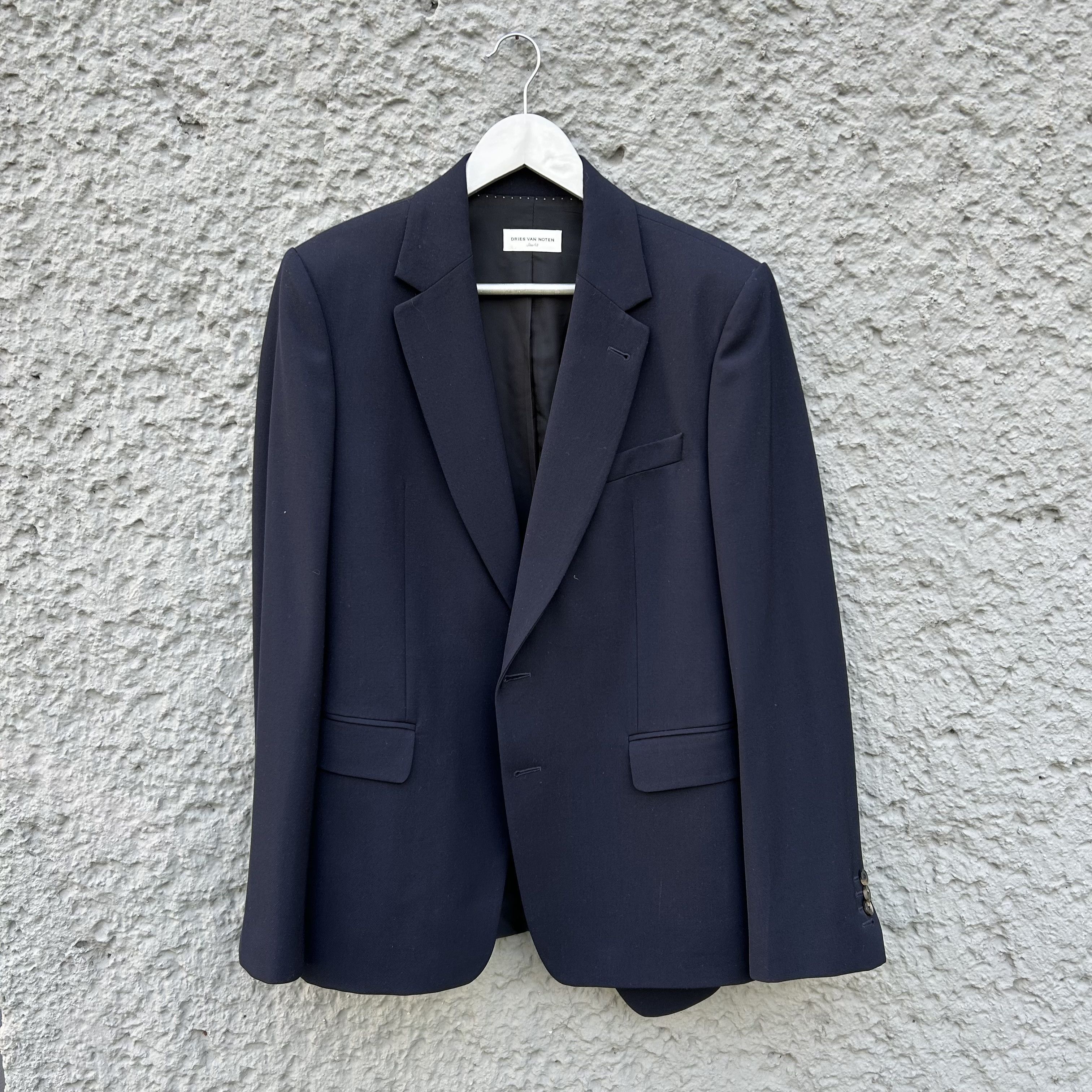 Dries Van Noten Dries van Noten Blue Double-Layered Blazer Jacket Size 48R - 3 Thumbnail