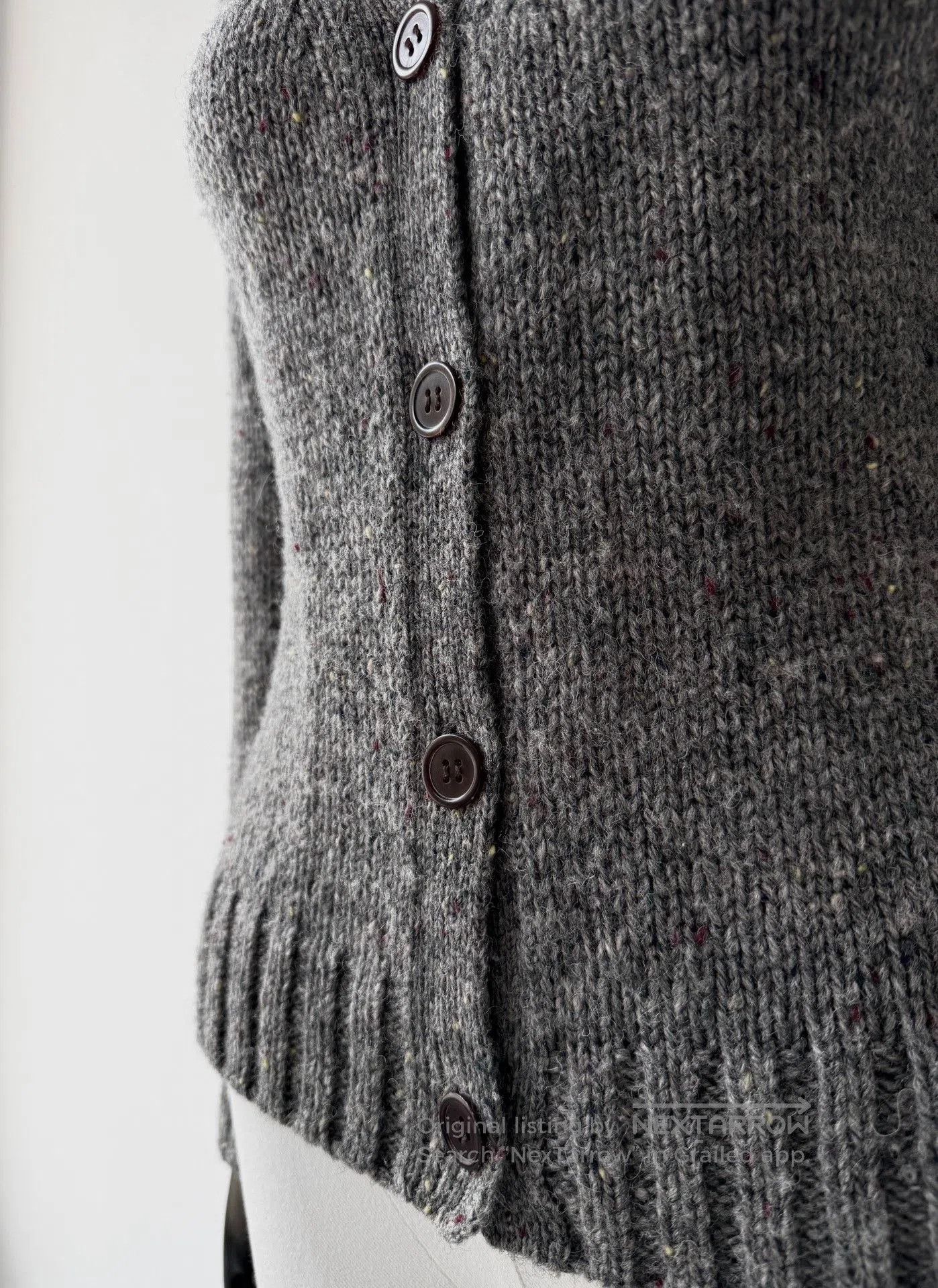 Yohji Yamamoto Yohji Yamamoto Y's 11AW Heathered Wool Cardigan. Size M / US 6-8 / IT 42-44 - 5 Thumbnail