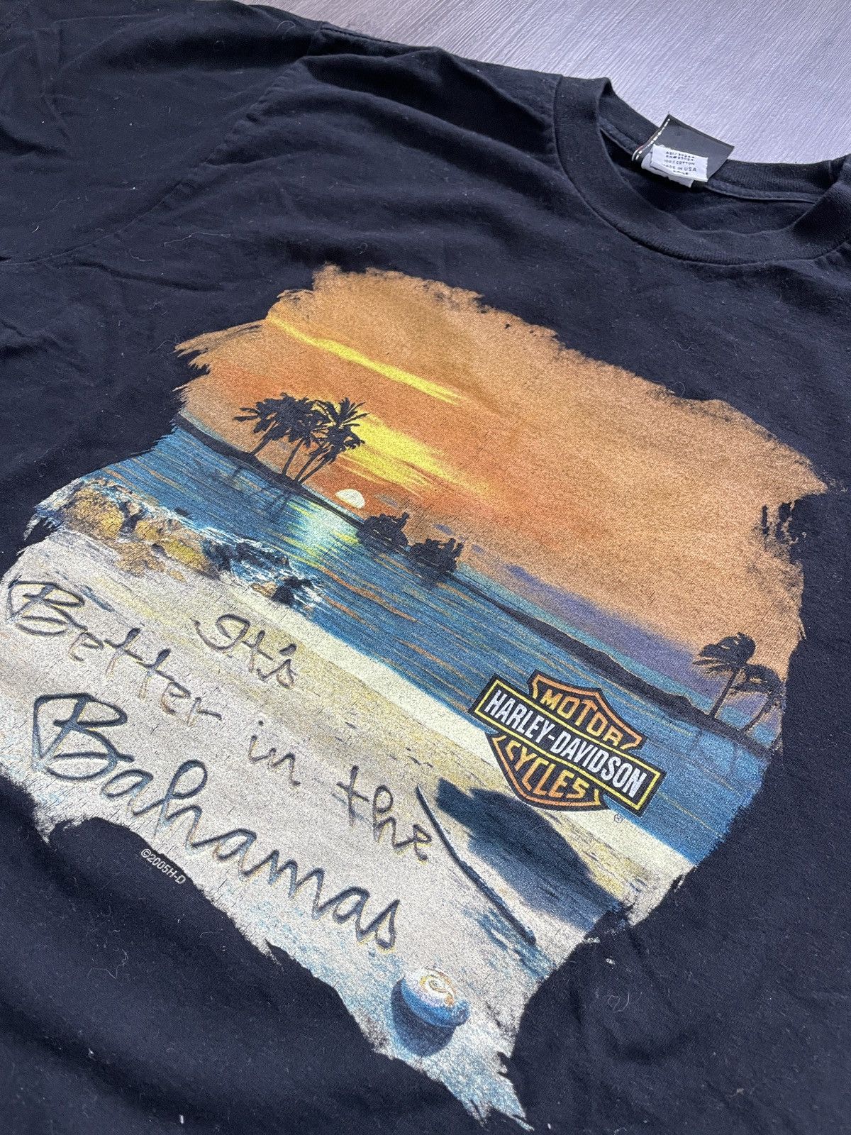 Harley Davidson Harley Davidson “Bahamas” T-shirt (Sz. L) Size US L / EU 52-54 / 3 - 2 Thumbnail