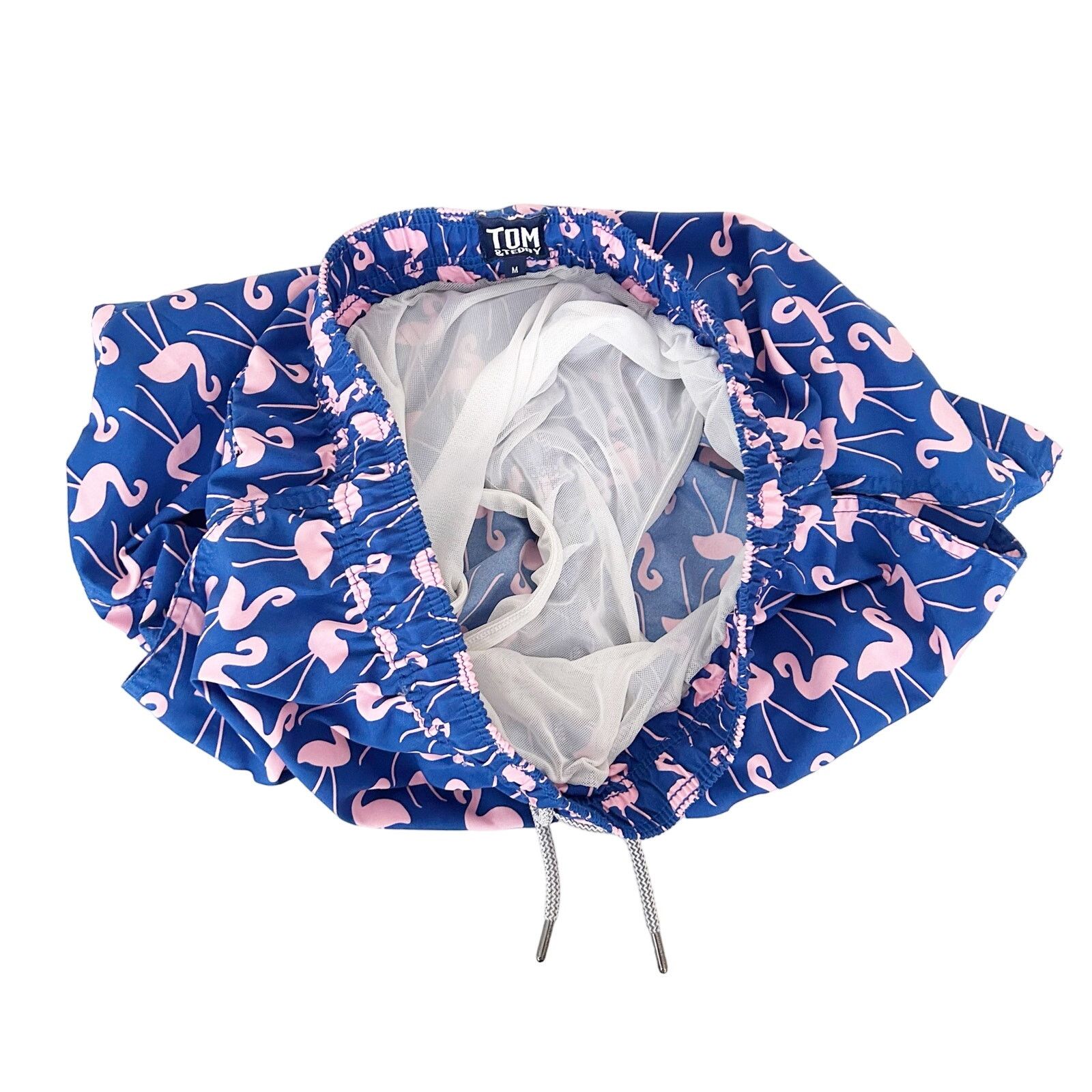 Other Tom & Teddy Blue Pink Flamingo Bathing Suit Sz M Size US 30 / EU 46 - 4 Thumbnail