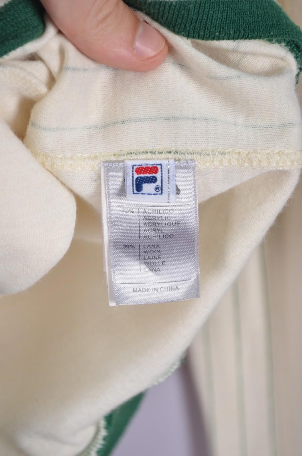 Fila Fila White Line Retro Zip-Up Track Jacket Wool Blend Size L Size US L / EU 52-54 / 3 - 7 Thumbnail