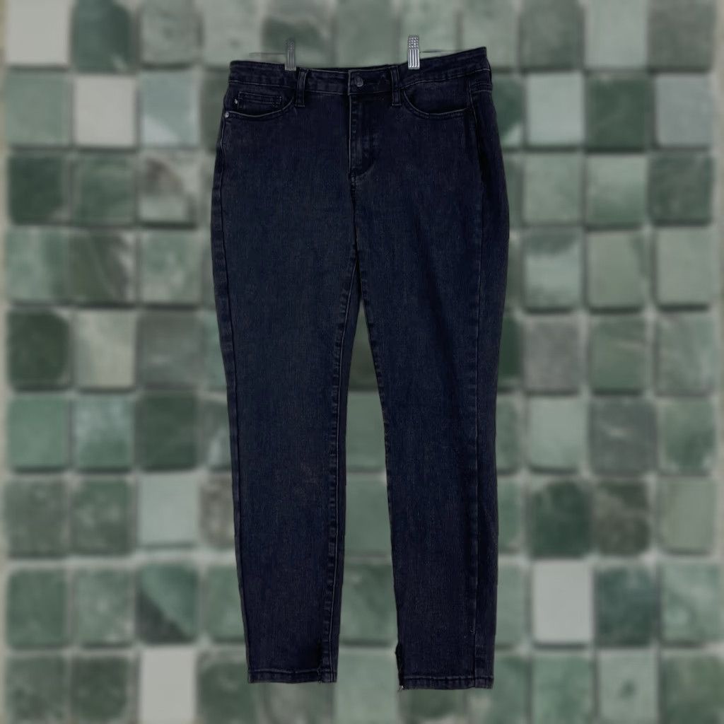 Denime Judy Blue Jeans Womens Size 29 Black Denim High-Rise Skinny Leg Casual Jeans Size 29" - 1 Thumbnail