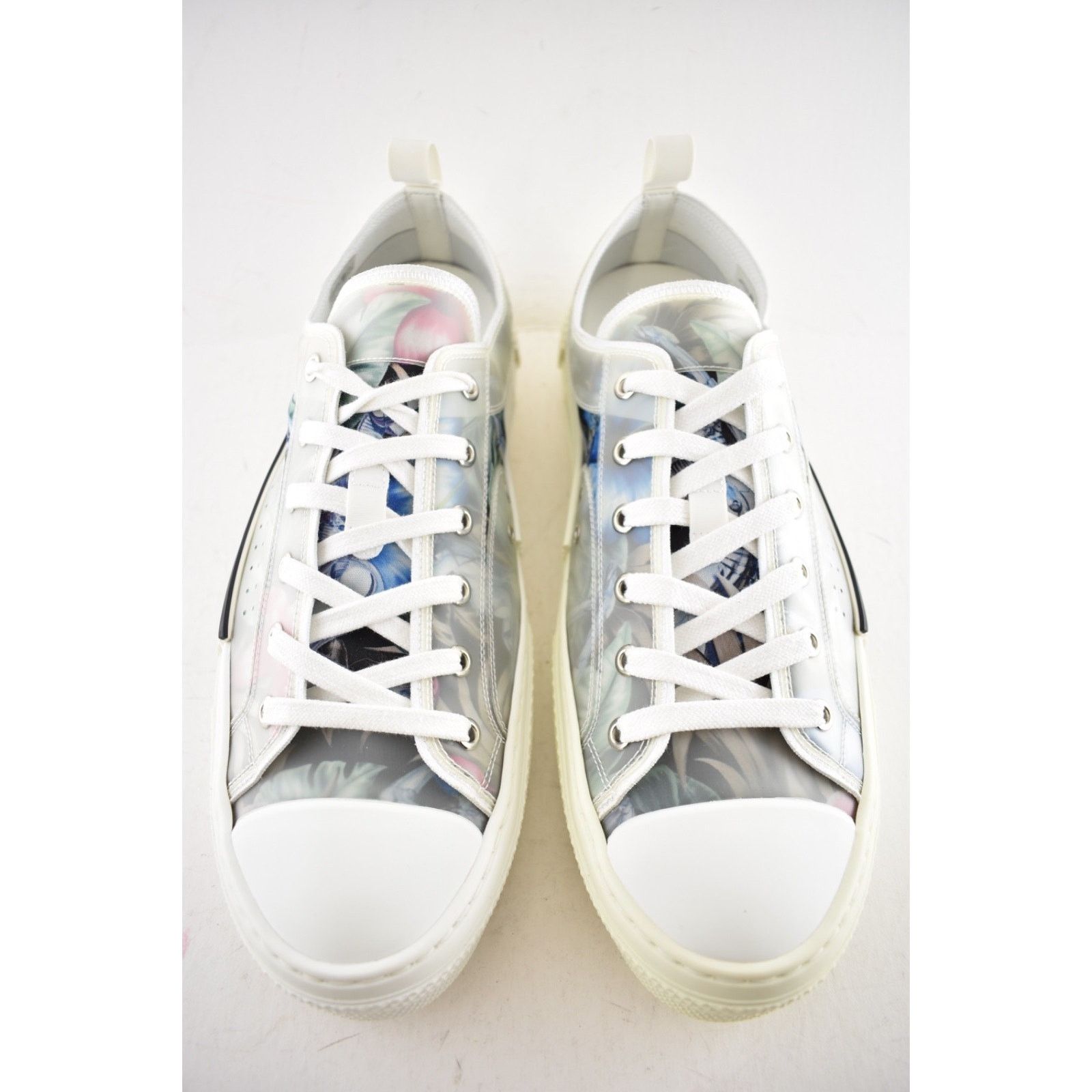 Dior Dior Mens Black Red White Low Top Lace Up Flat Sneaker 44 11 Size US 11 / EU 44 - 8 Thumbnail