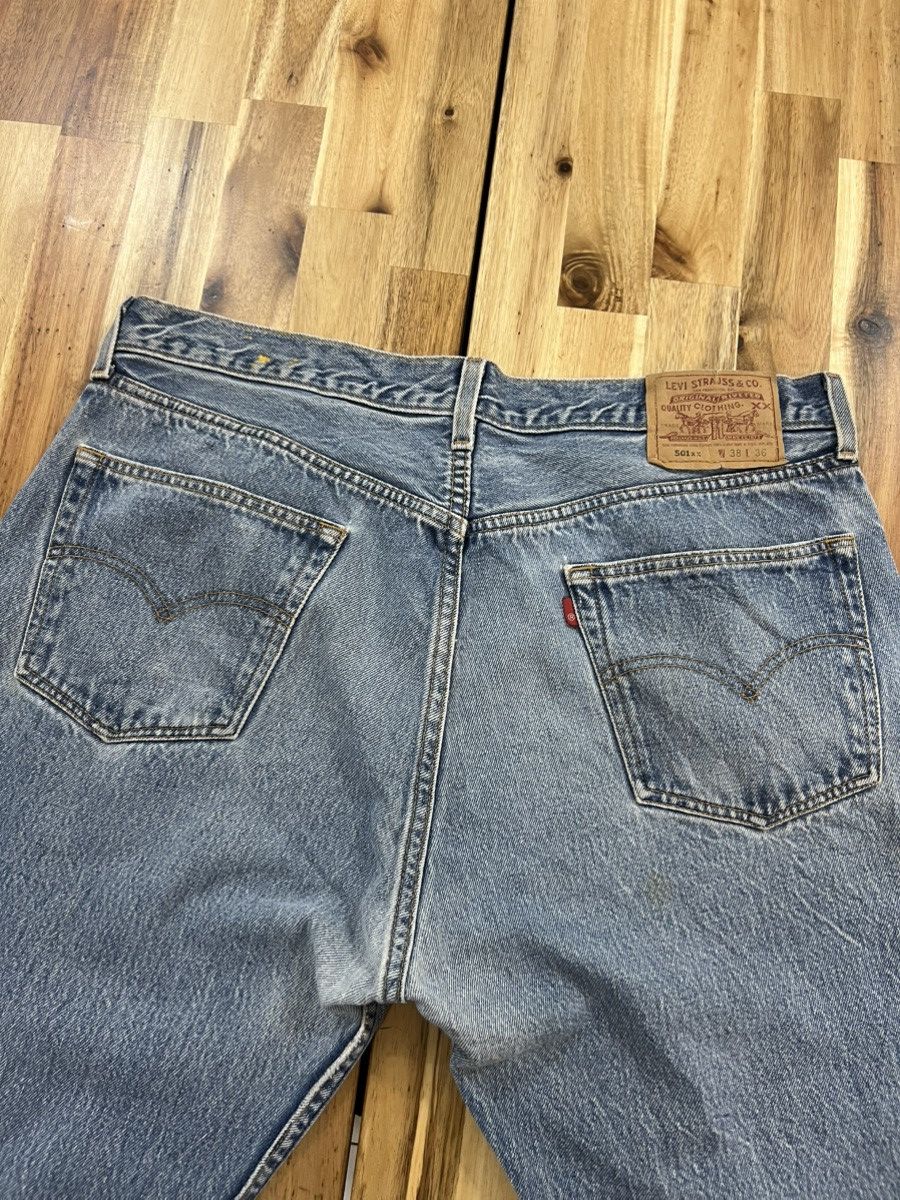 Levi's Vintage 90’s Levis 501XX Small e Non Selvedge Denim Jeans Size US 37 - 13 Thumbnail