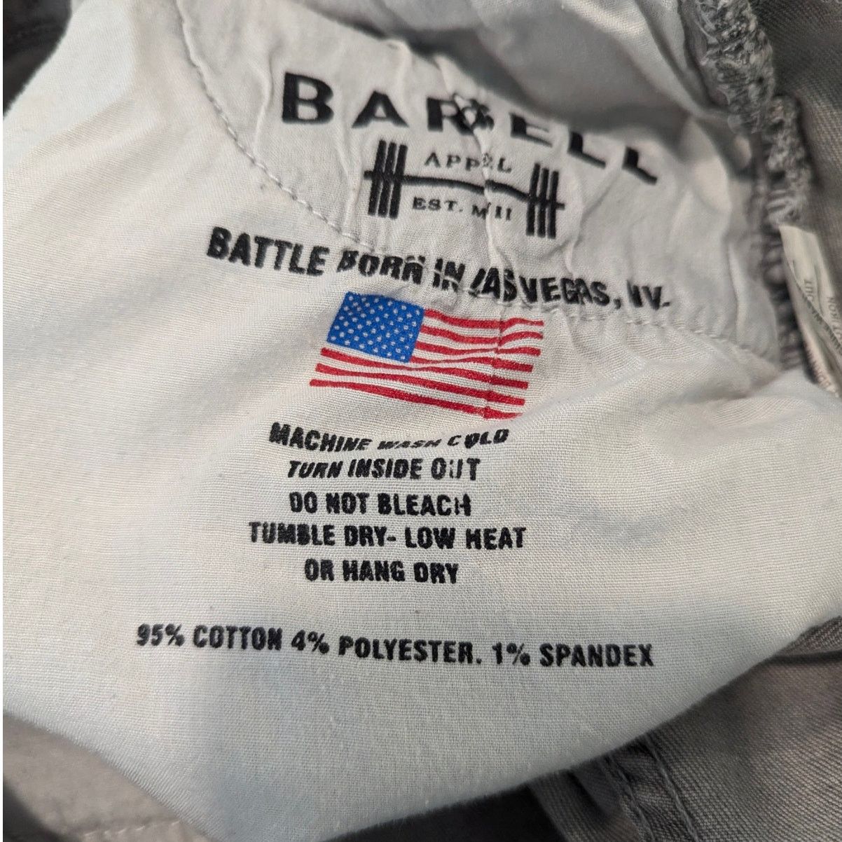 Other Barbell Apparel Cement Gray Slim Athletic Stretch Jeans Size US 30 / EU 46 - 9 Thumbnail