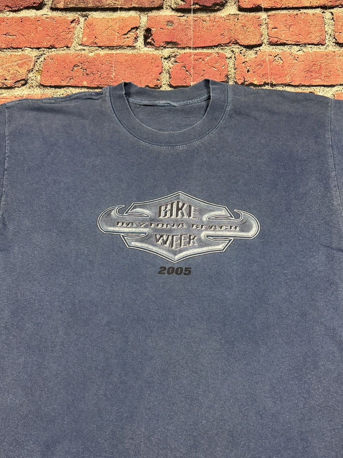 Vintage Vintage Daytona Beach Bike Week Double Sided Motorcycle Tee Size US L / EU 52-54 / 3 - 4 Thumbnail