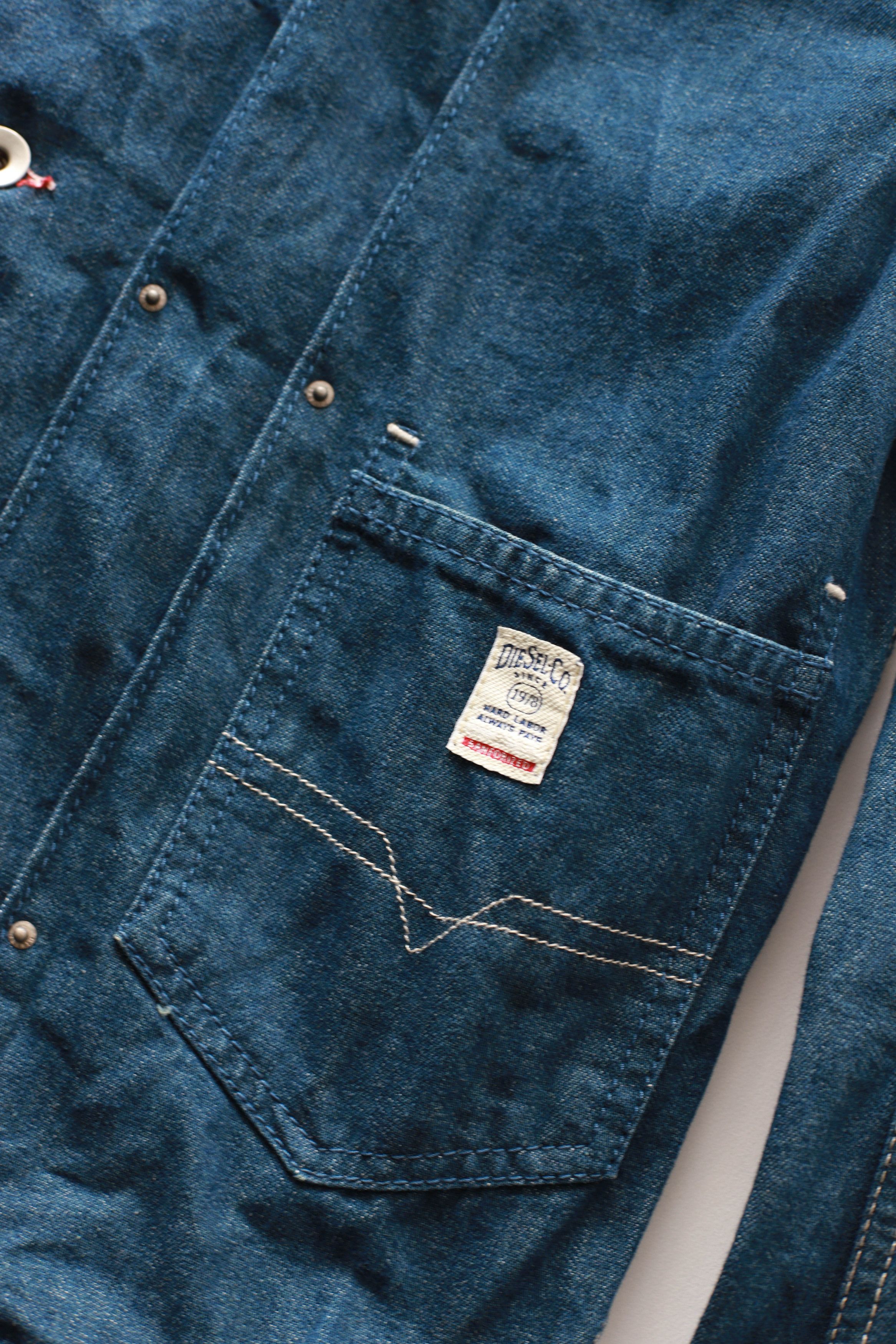 Diesel Men's Long Sleeve Juzicon Denim Jacket In Blue Denim Size US L / EU 52-54 / 3 - 10 Thumbnail