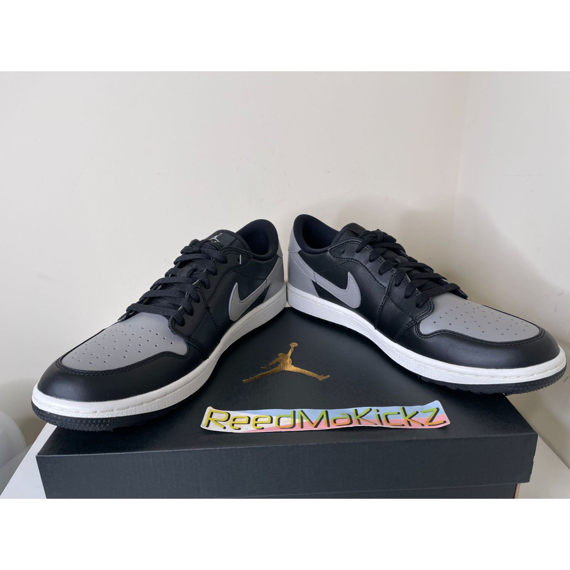 Jordan Brand Jordan 1 Low Golf Shadow Grey SPIKELESS Mens 9us Size US 9 / EU 42 - 4 Thumbnail