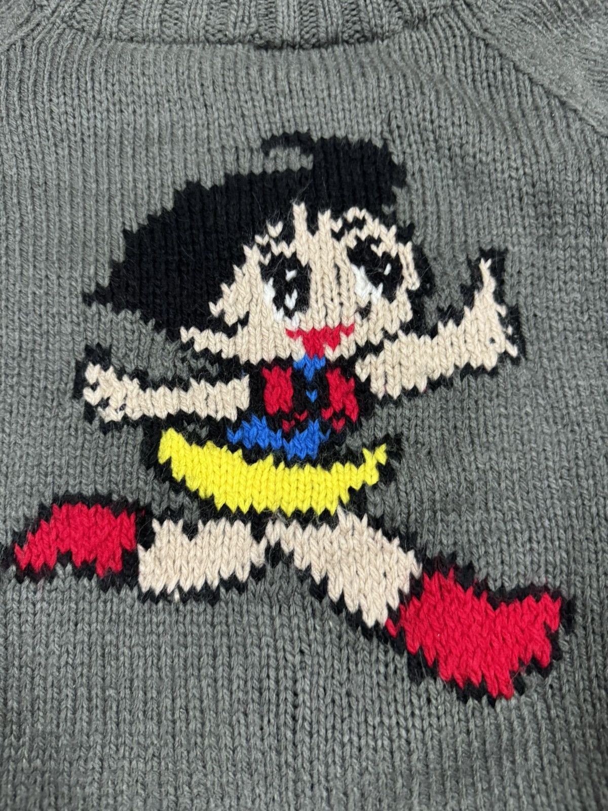 Vintage Vtg🔥60’s Cowinchan Knitwear Girl Cartoon Pullover Size US L / EU 52-54 / 3 - 14 Thumbnail