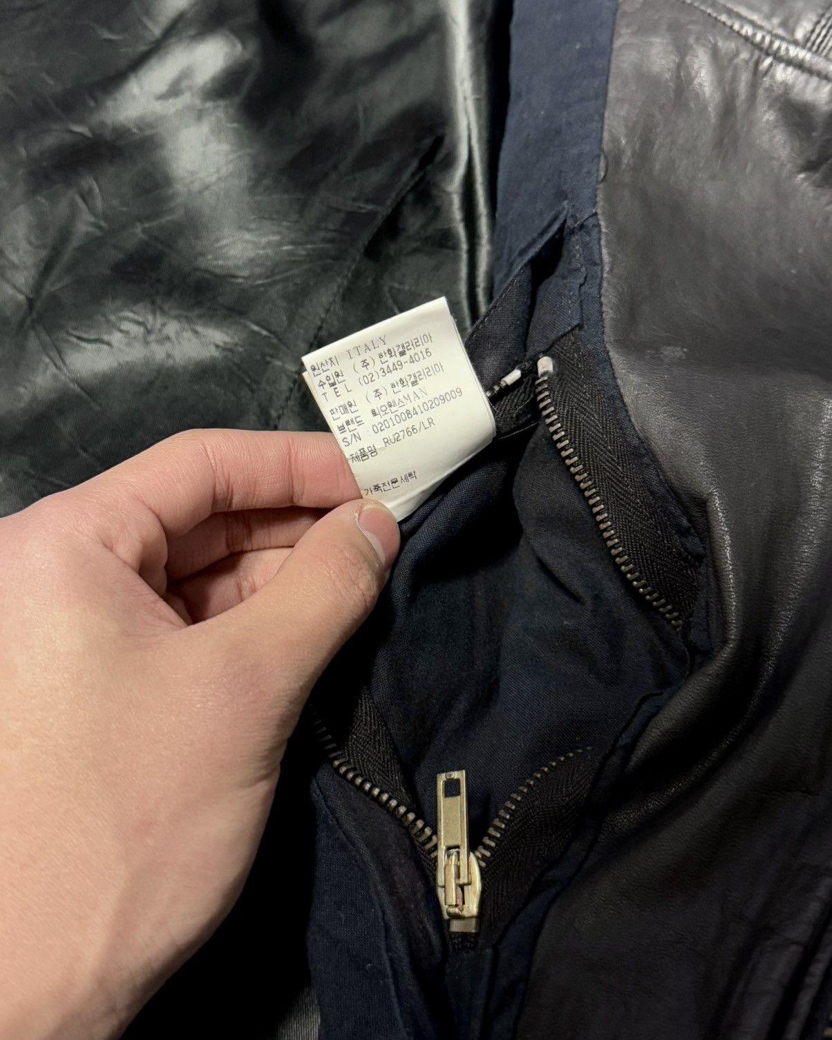 Rick Owens × Rick Owens Drkshdw Rick Owens Calfskin Leather Bullet Jacket Sz.46 Size US S / EU 44-46 / 1 - 8 Thumbnail