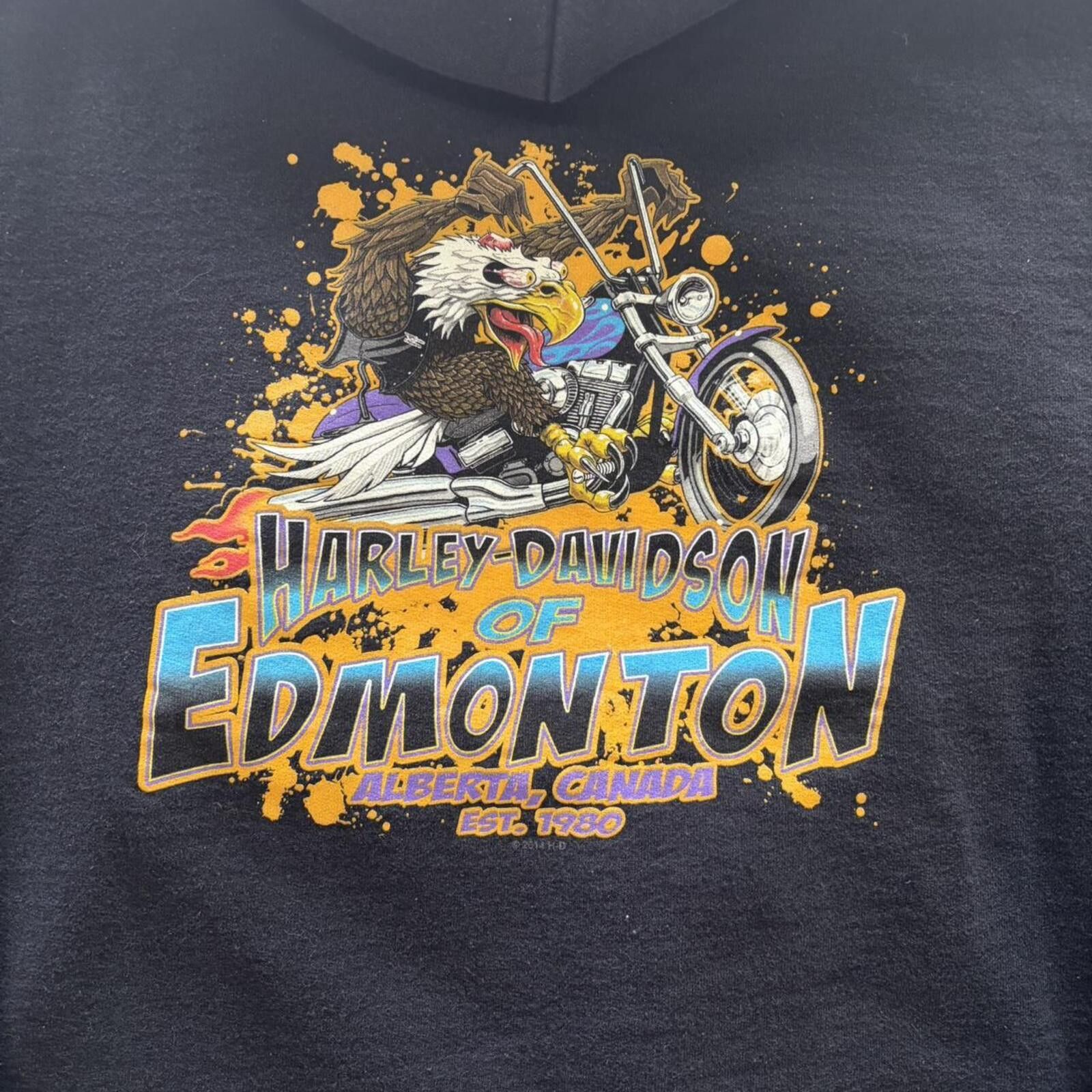 Harley Davidson Harley Davidson Eagle hoodie Size US XL / EU 56 / 4 - 5 Thumbnail
